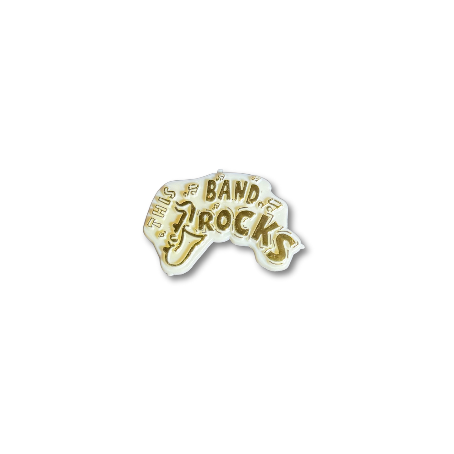 This Band Rocks Charm - Gold - 15 pc. pkg.