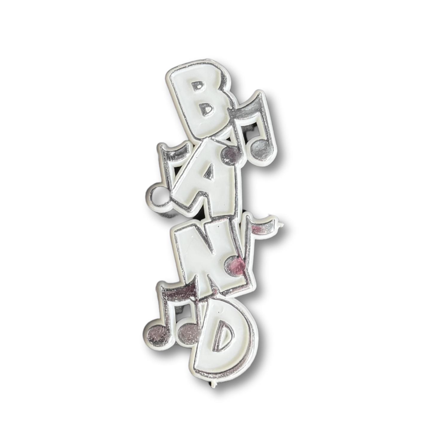 Outline BAND VERTICAL W NOTES - Silver - 6 pc. pkg.