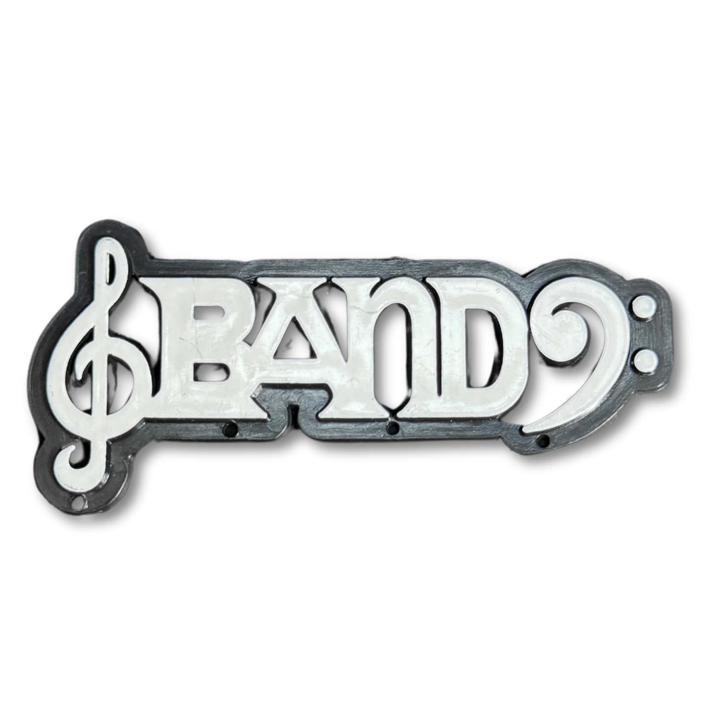 Band Charm - 3.5" - Black - 8 pc. pkg.
