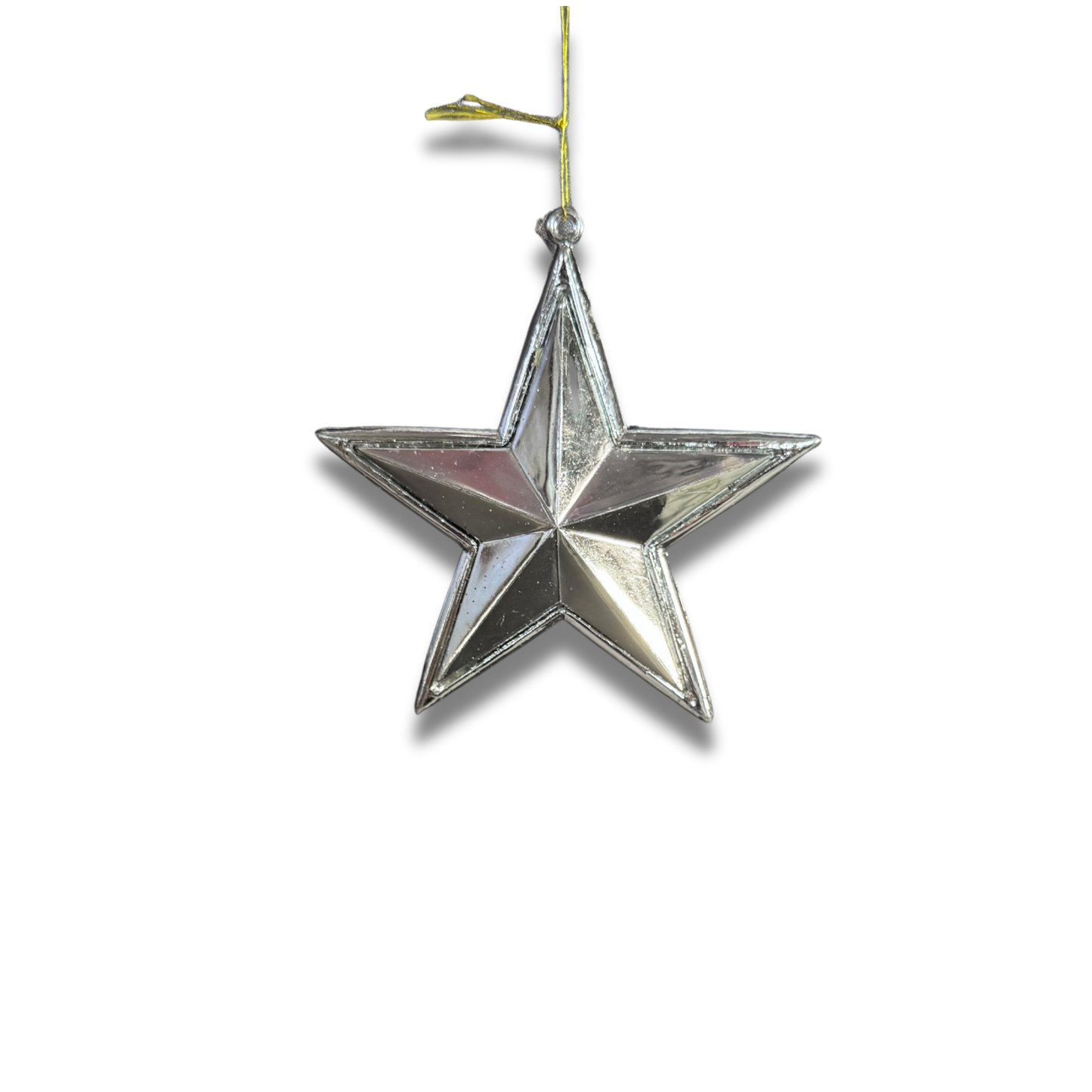 3" 3D STARS - Silver - 10 pc. pkg.
