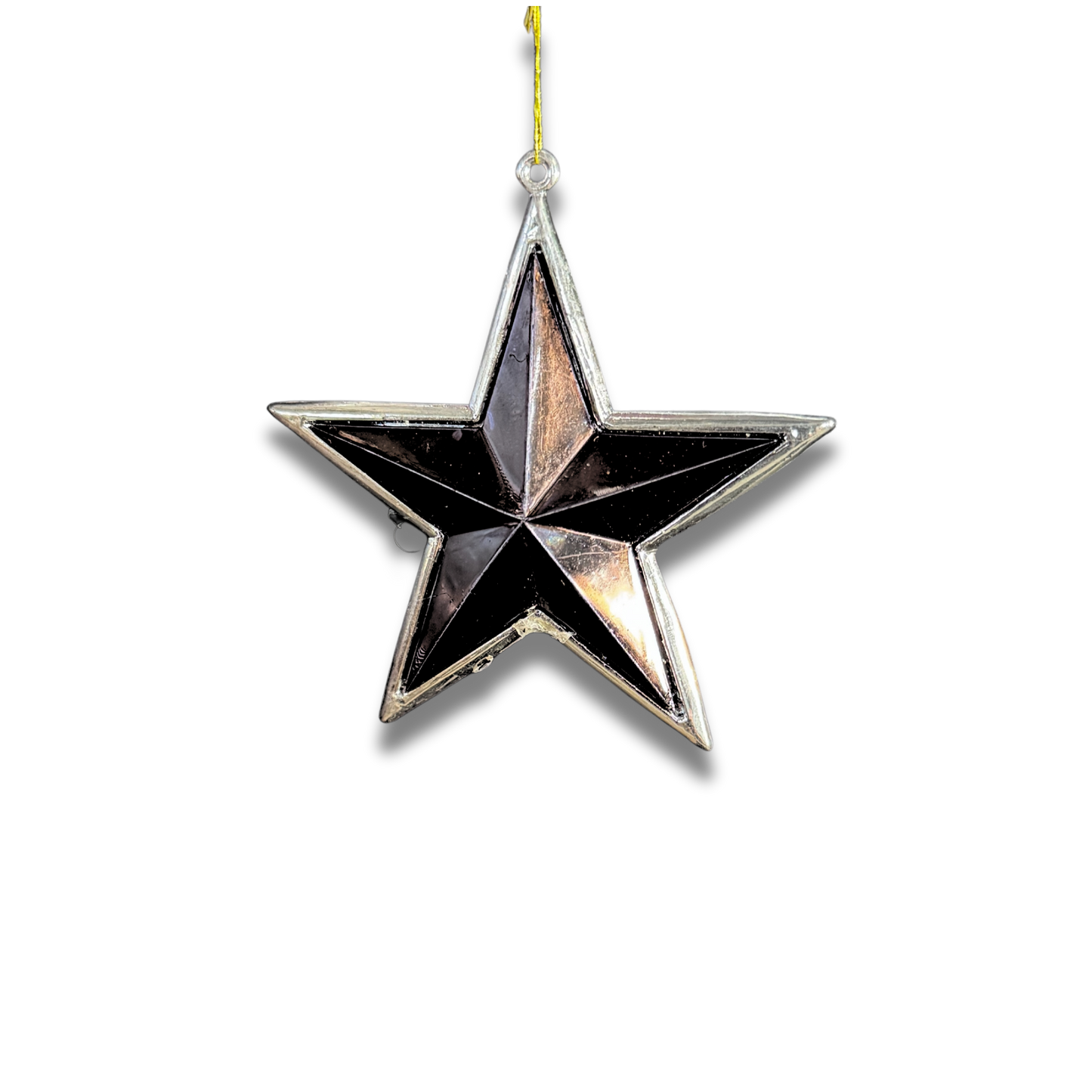 3" 3D STARS - Black - 8 pc. pkg.