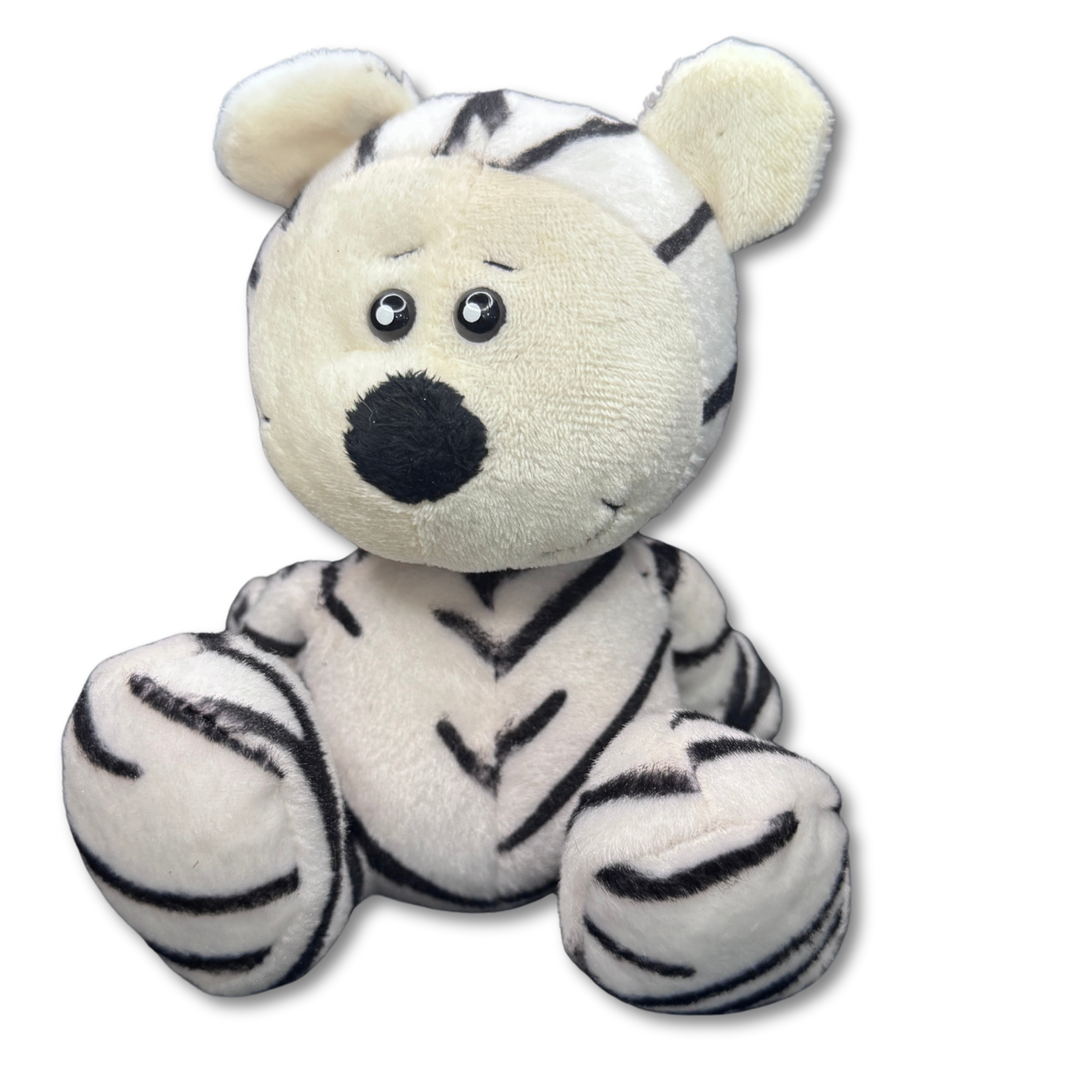 5.5" Sitting Plush Zebra