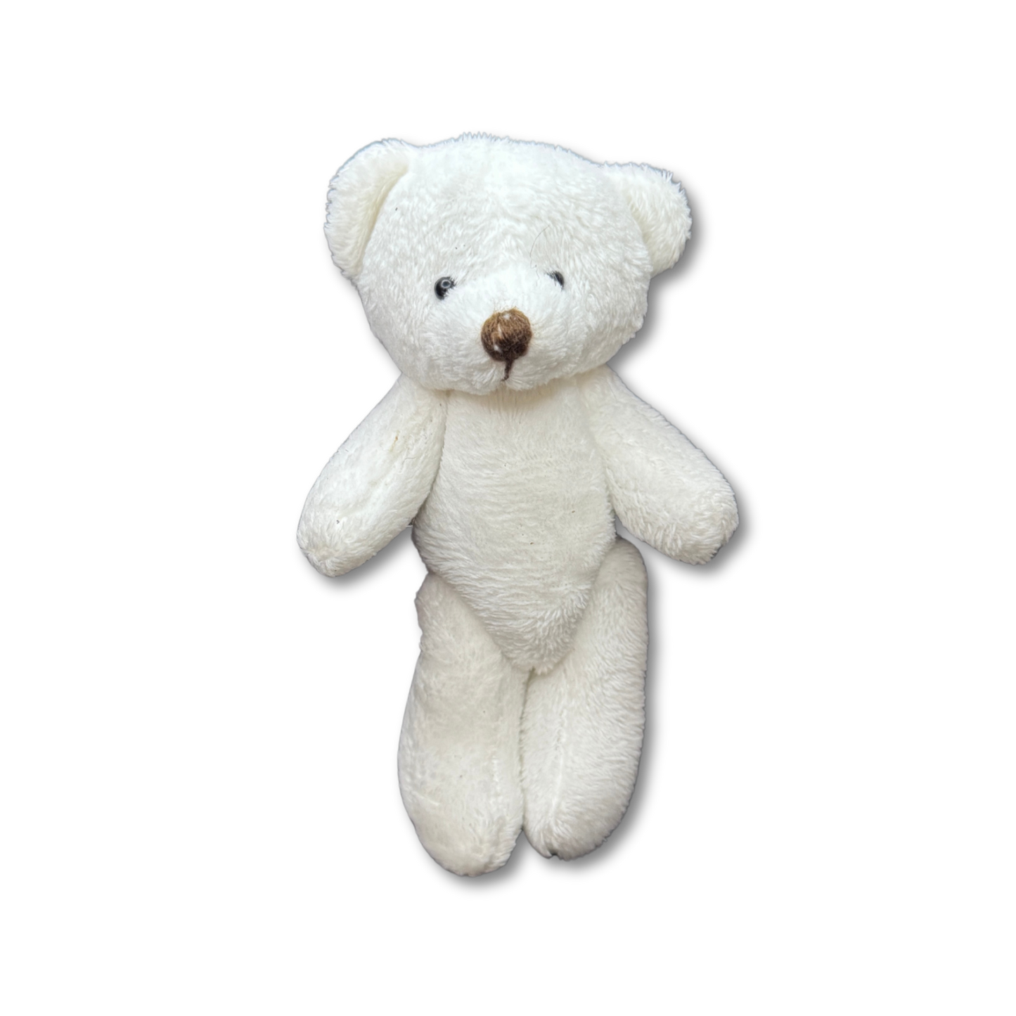 5" Jointed Plush Bear - White - 3 pc. pkg.