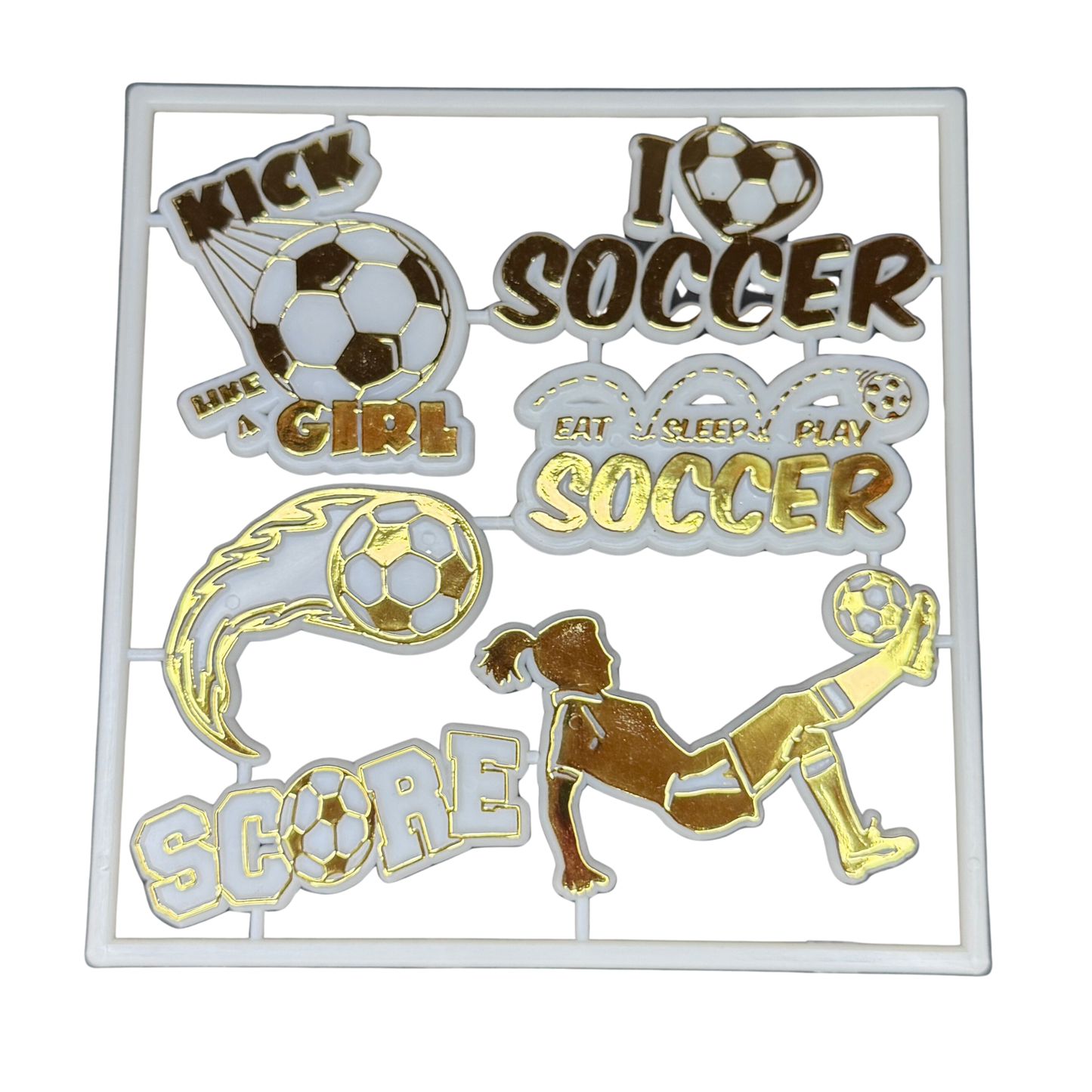 Soccer Pack - Female - Gold - 7 sets per. pkg.