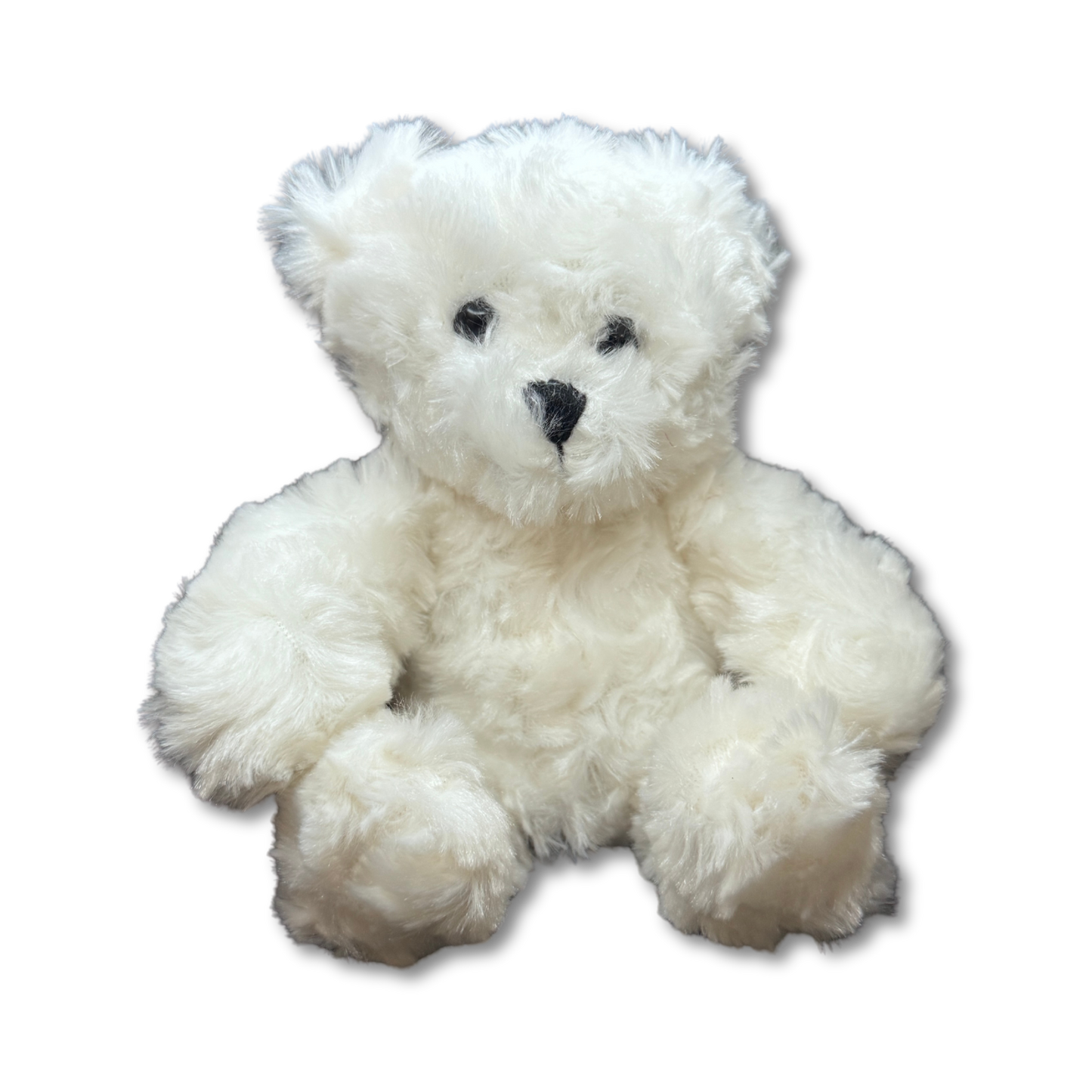 8″ Plush Bear – White - 10 pc. pkg.
