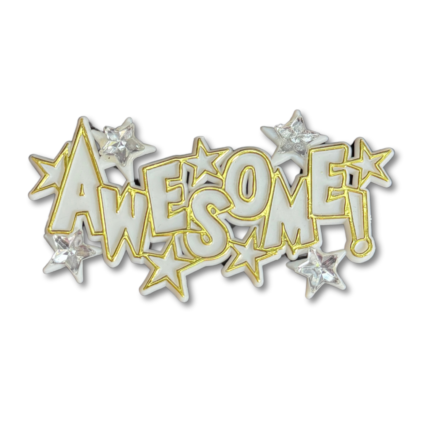 Awesome - 3"- Gold - 3 pc. pkg.