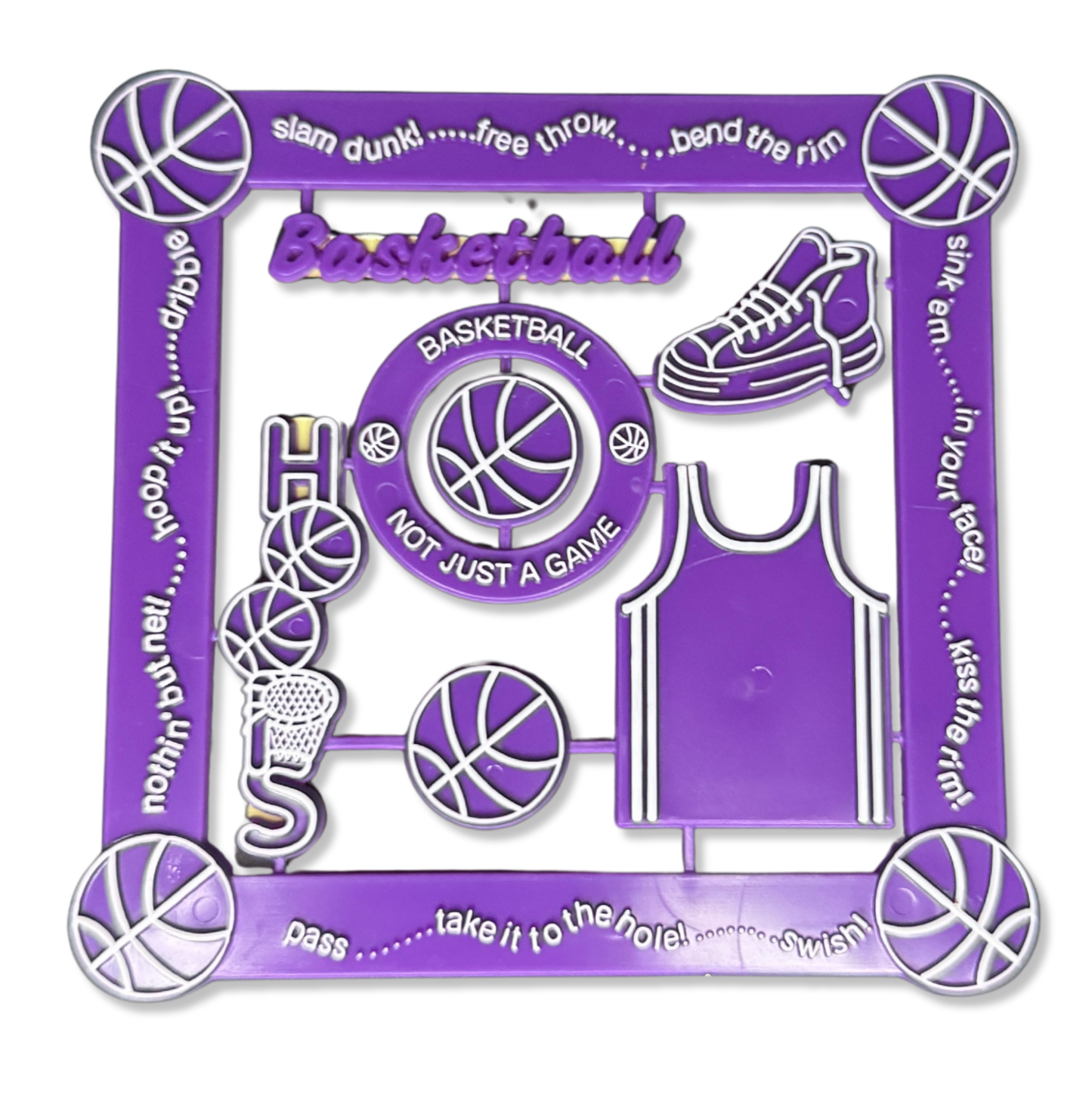 Basketball Border Pack - Purple
