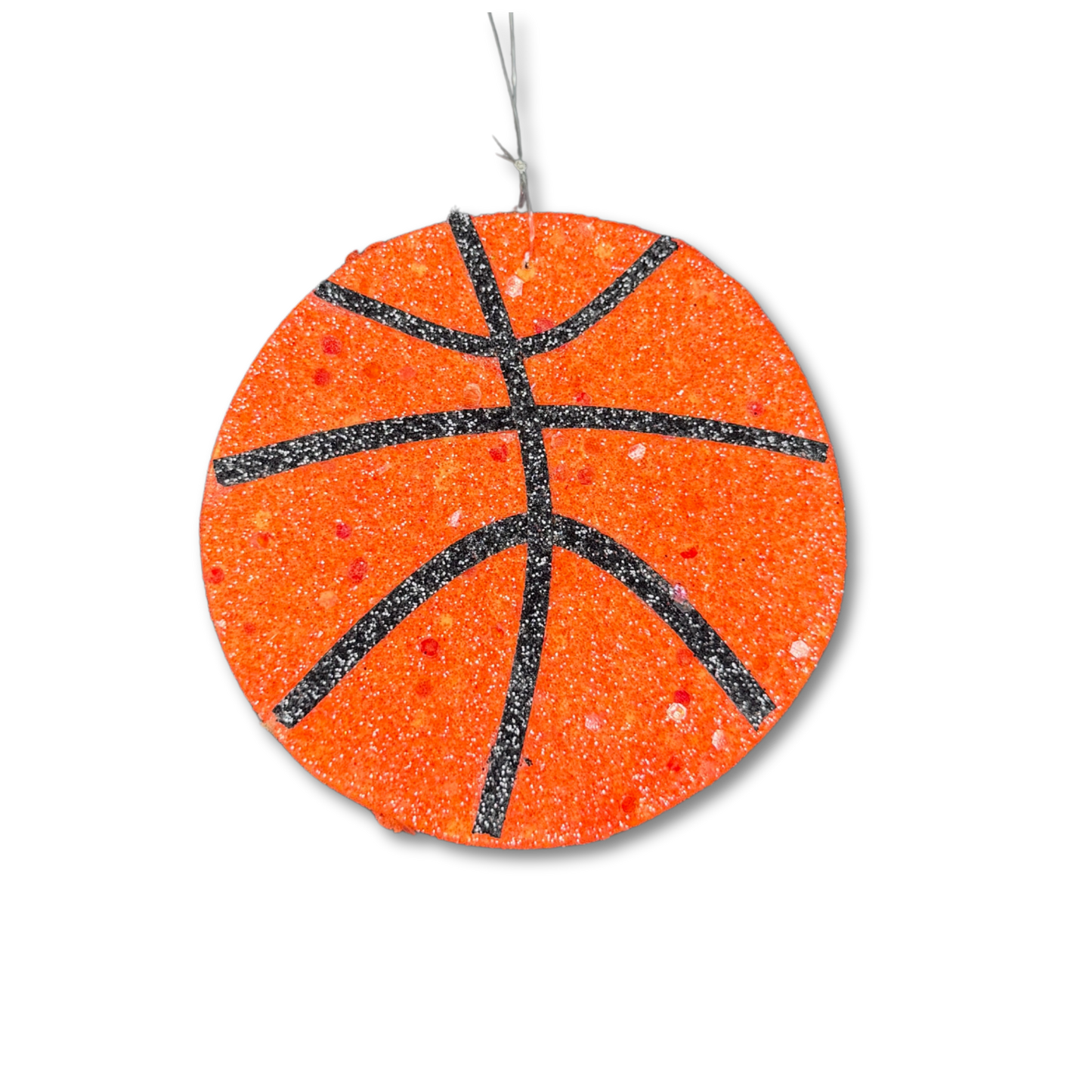 Glitter Foam Basketball - 4" - 8 pc. pkg.