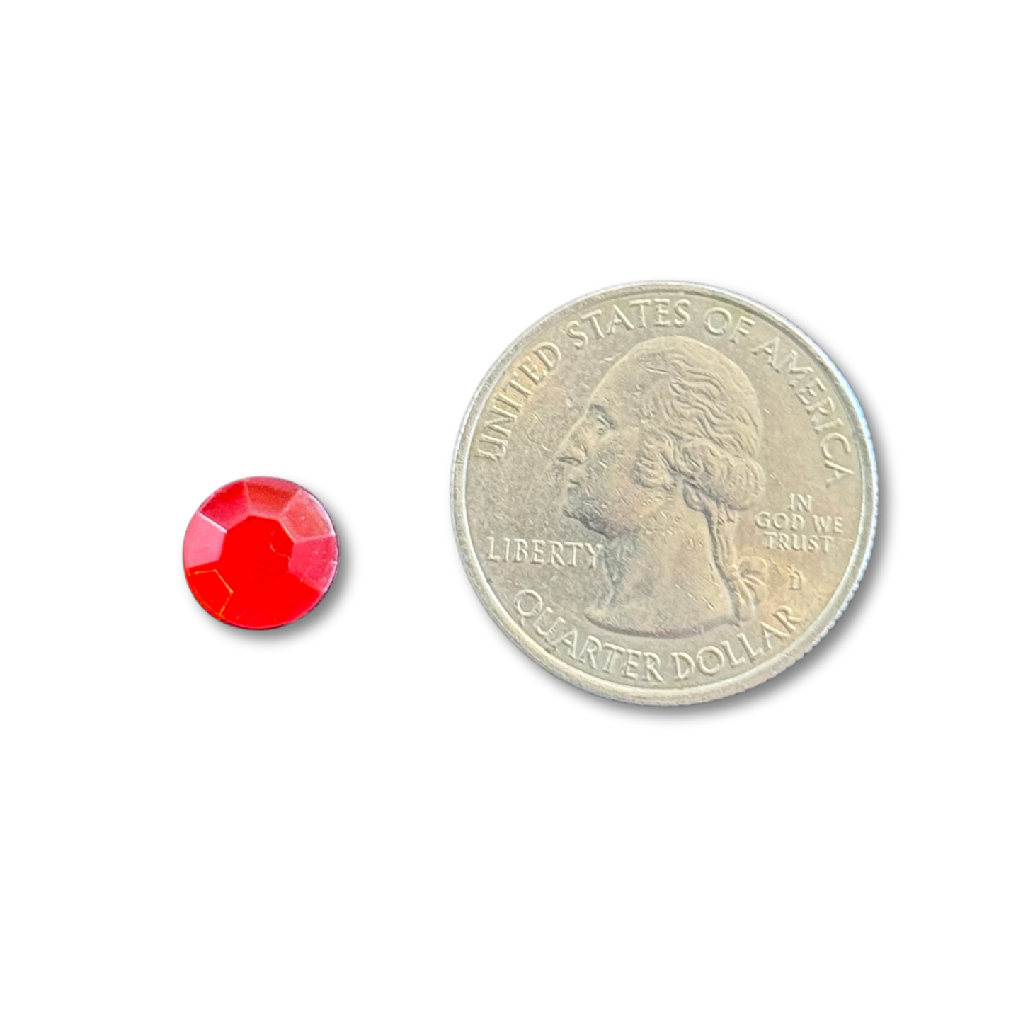 Round Jewel - Red - 100 pc. pkg