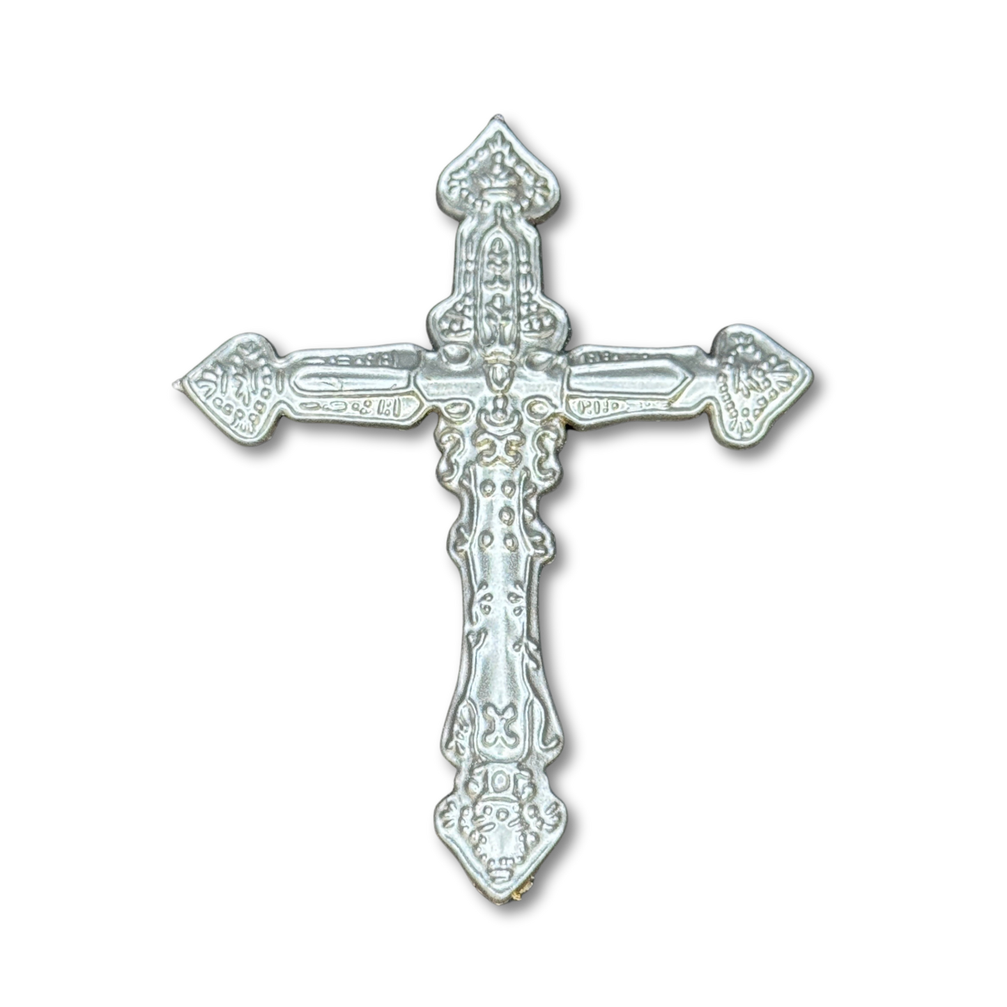 Cross - 3.37" - Silver - 6 pc. pkg.