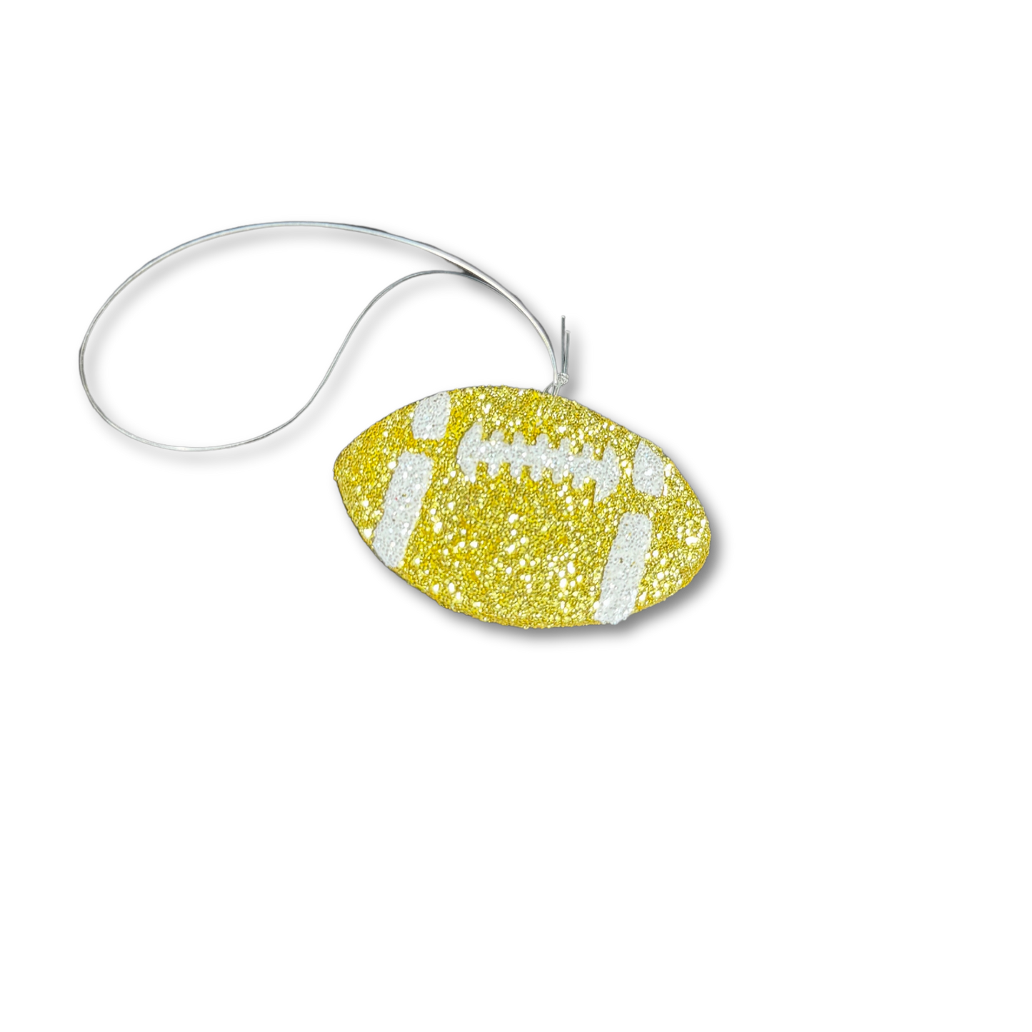 Glitter Foam Football - 2" - Gold - 12pc. pkg.