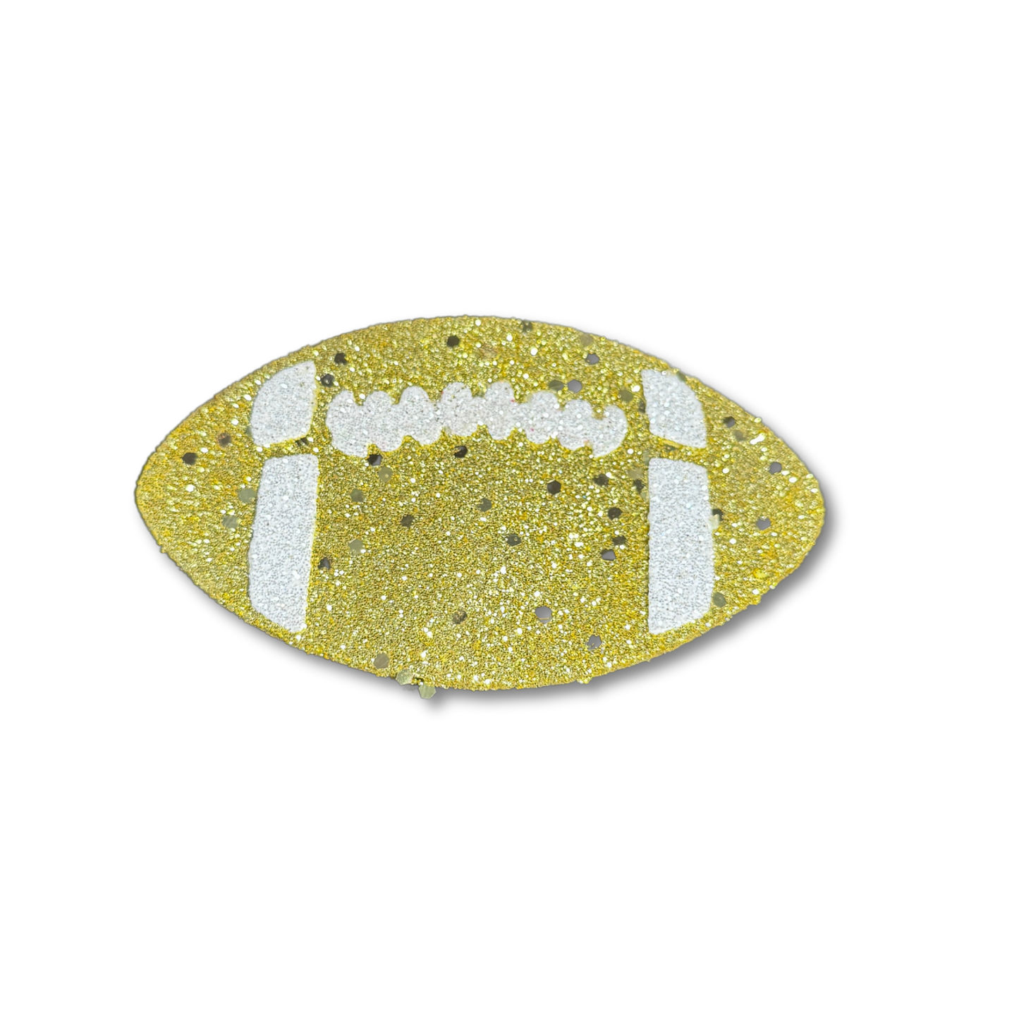 Glitter Foam Football - Gold - 5 pc. pkg.