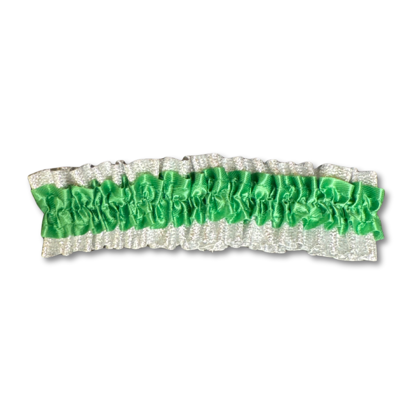 Garter - Kelly/Silver- 8 pc. pkg.