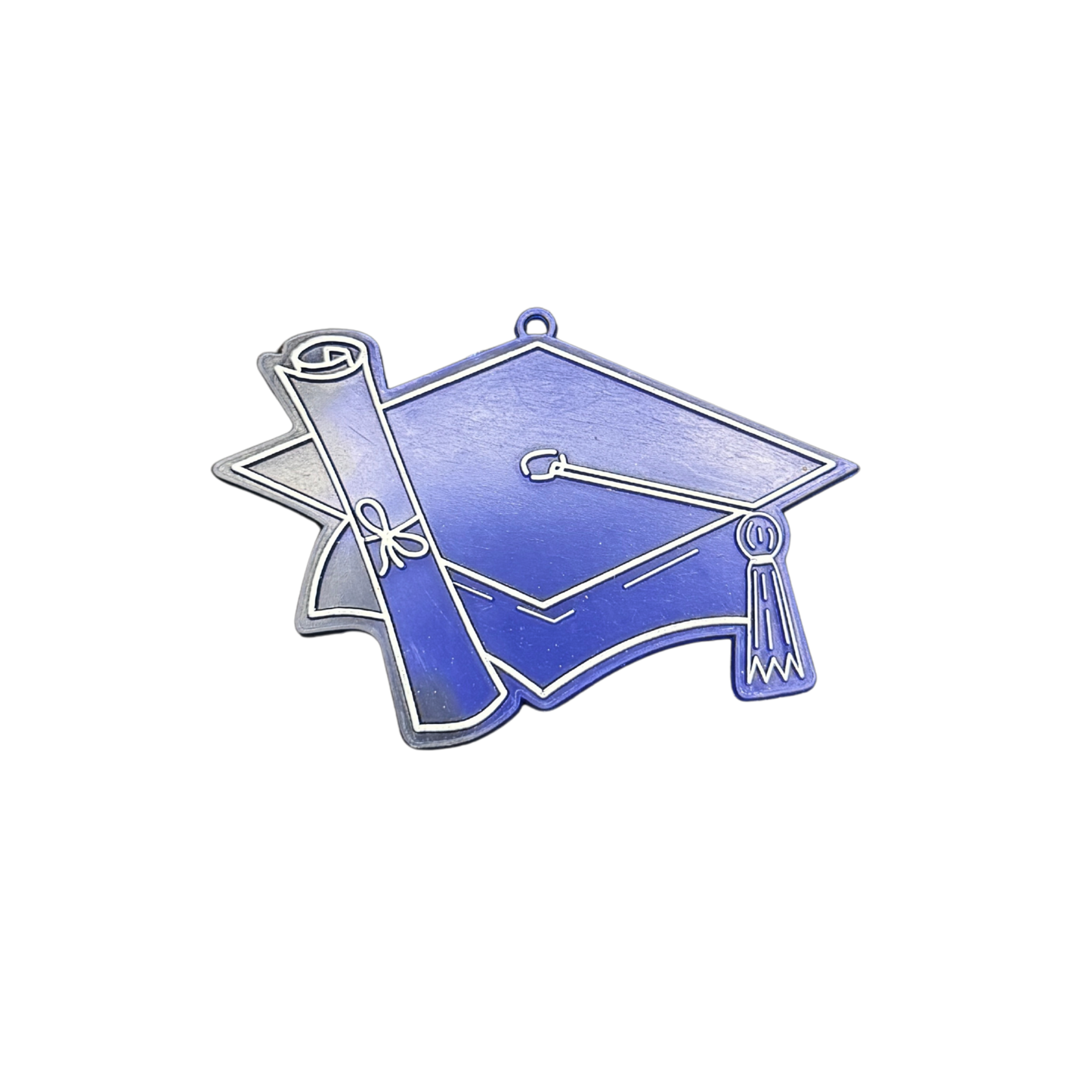 Graduation Cap Charm - 3.75" - Navy - 11 pc. pkg.
