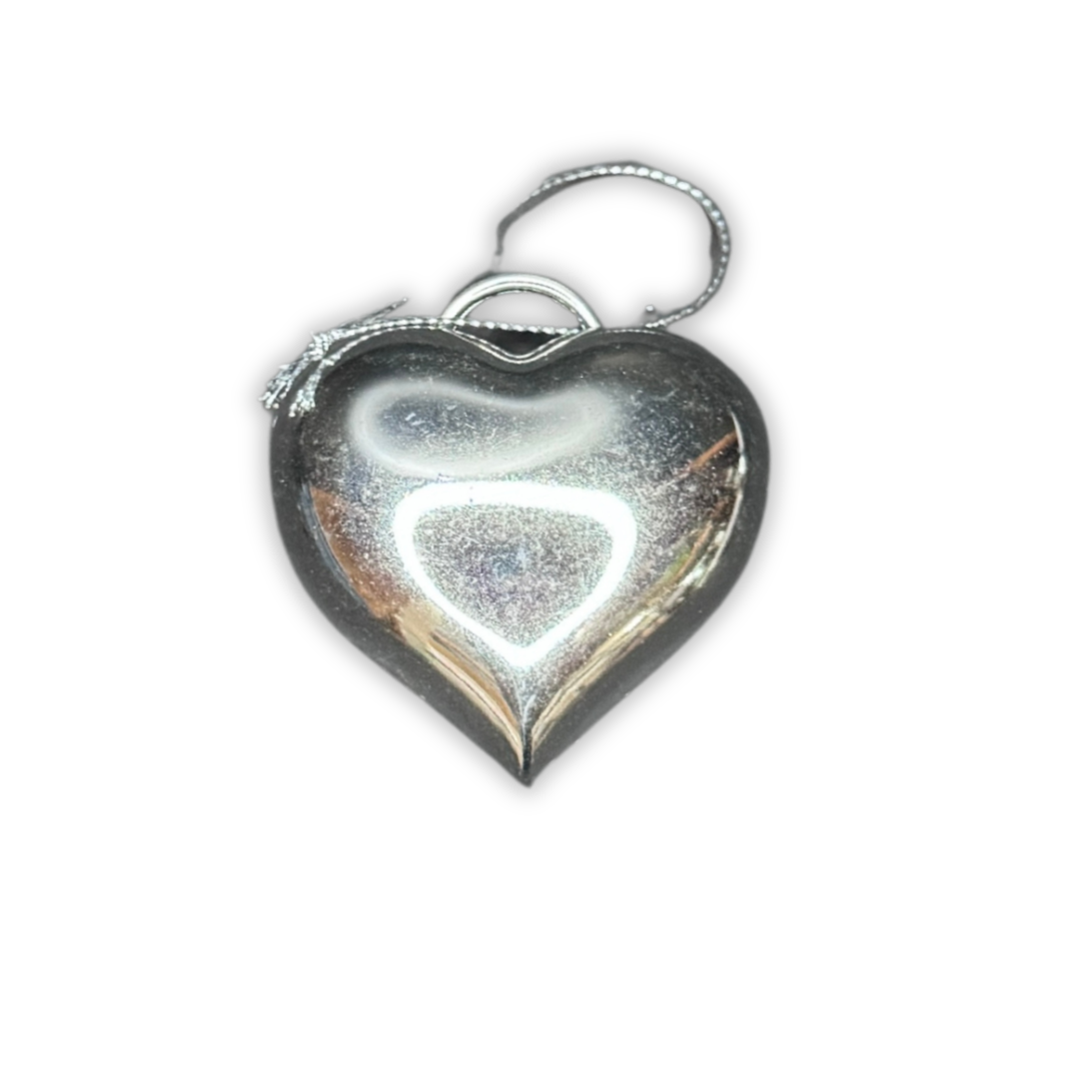 Heart - 2" - Silver - 3 pc. pkg.