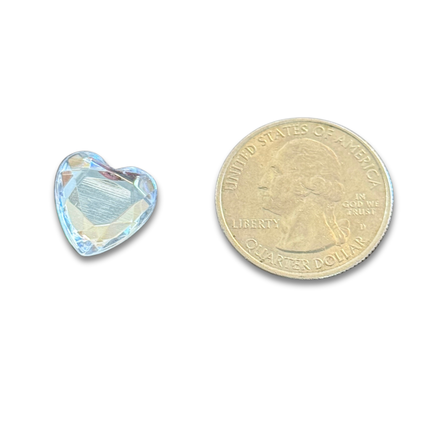 Heart - Silver - 40 pc. pkg.
