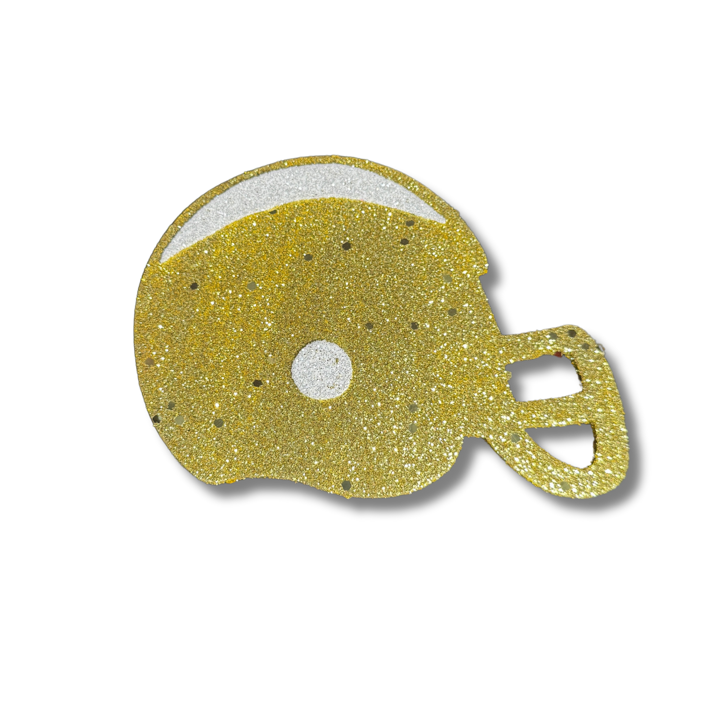 Glitter Foam Helmet - Gold - 6 pc. pkg.
