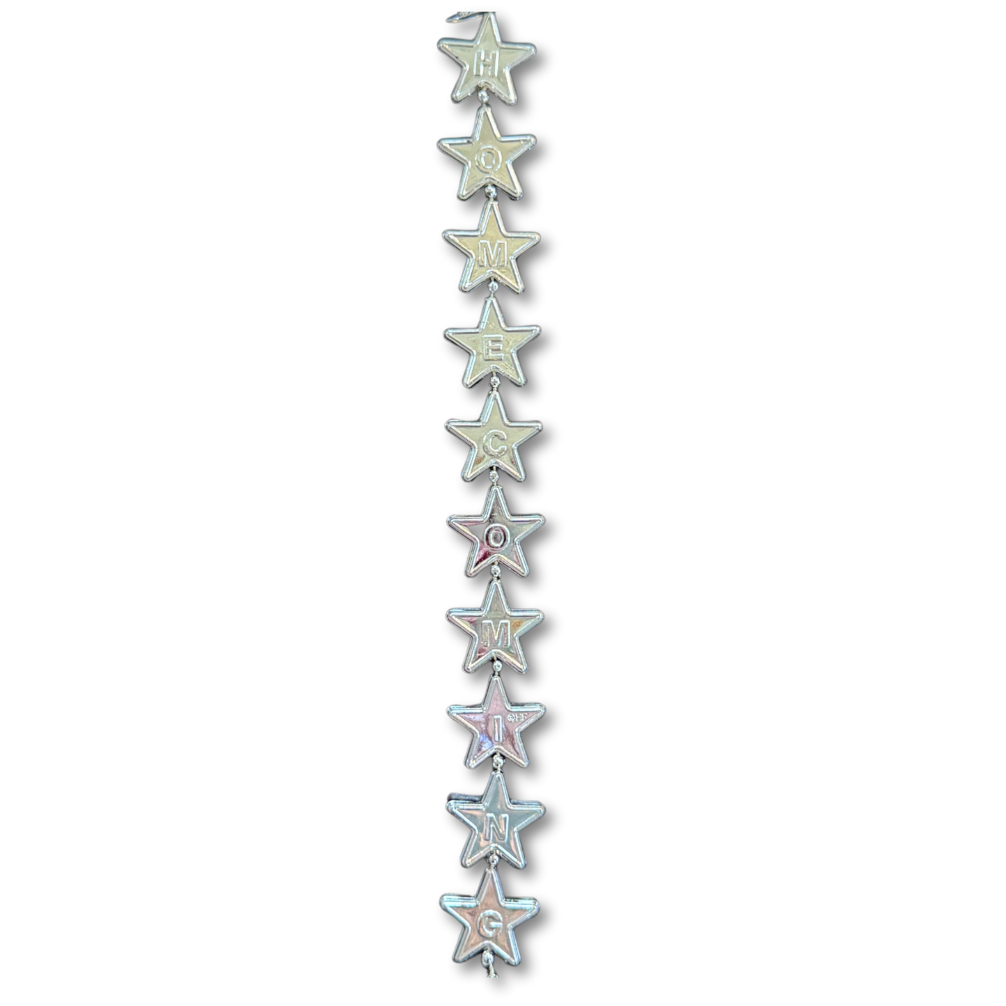 Homecoming Star Garland - 9' - Silver