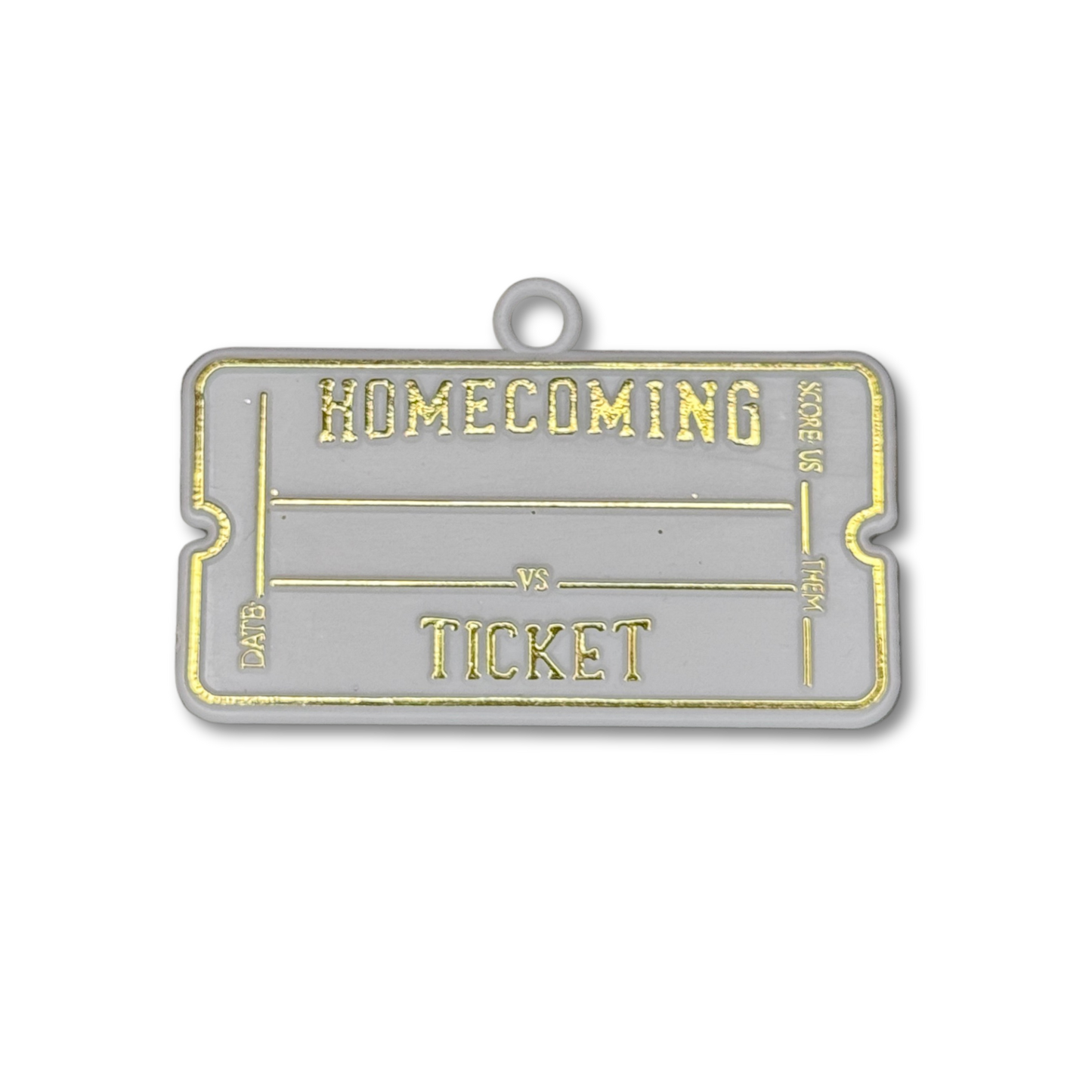 Homecoming Ticket - 2.5" - Gold - 12 pc. pkg.