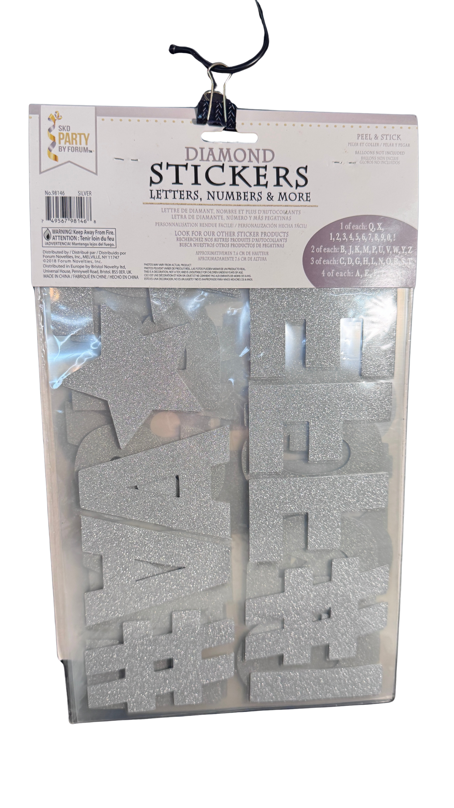 Diamond Stickers - Silver