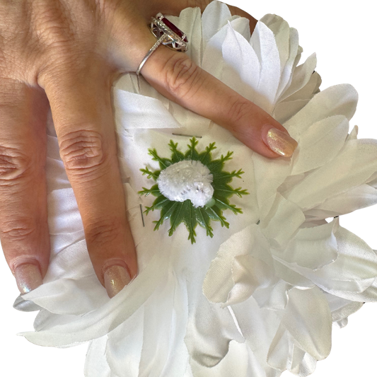 Mum 6.5" - 16 Layer - White - PREPPED - 1 pc pkg