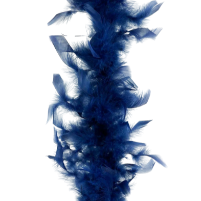 Navy - Light Weight Feather Boa