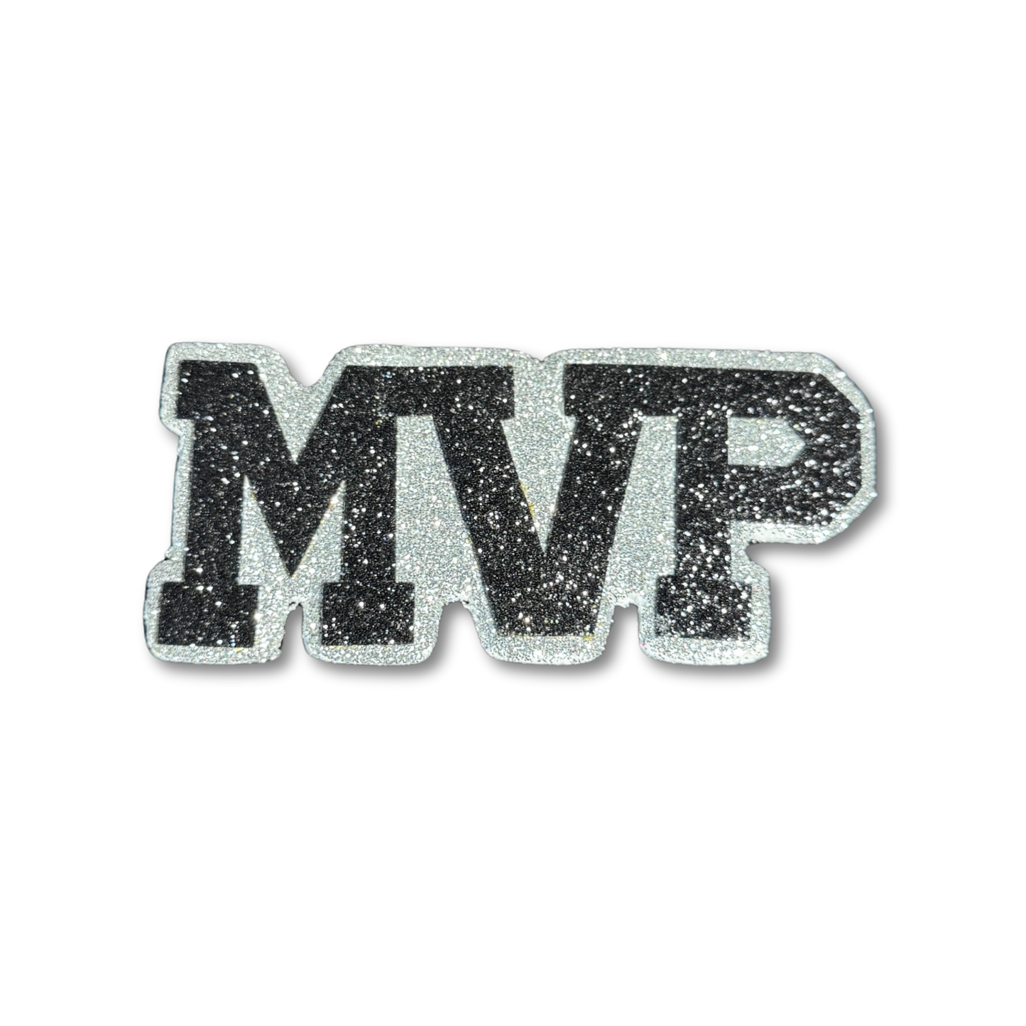Glitter Foam MVP - Black/Silver - 10 pc. pkg.