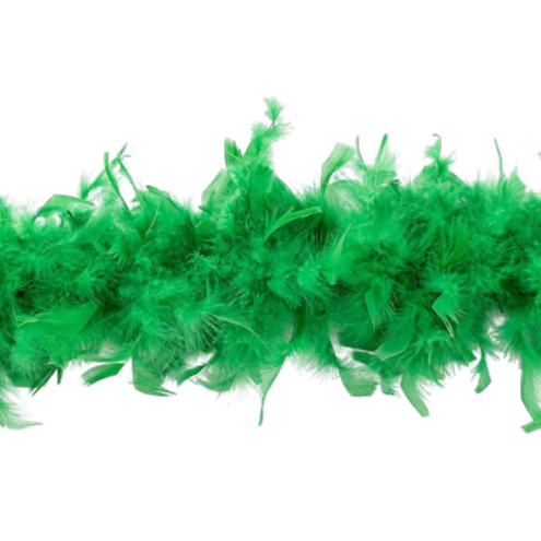 Kelly Green - Medium Weight Feather Boa