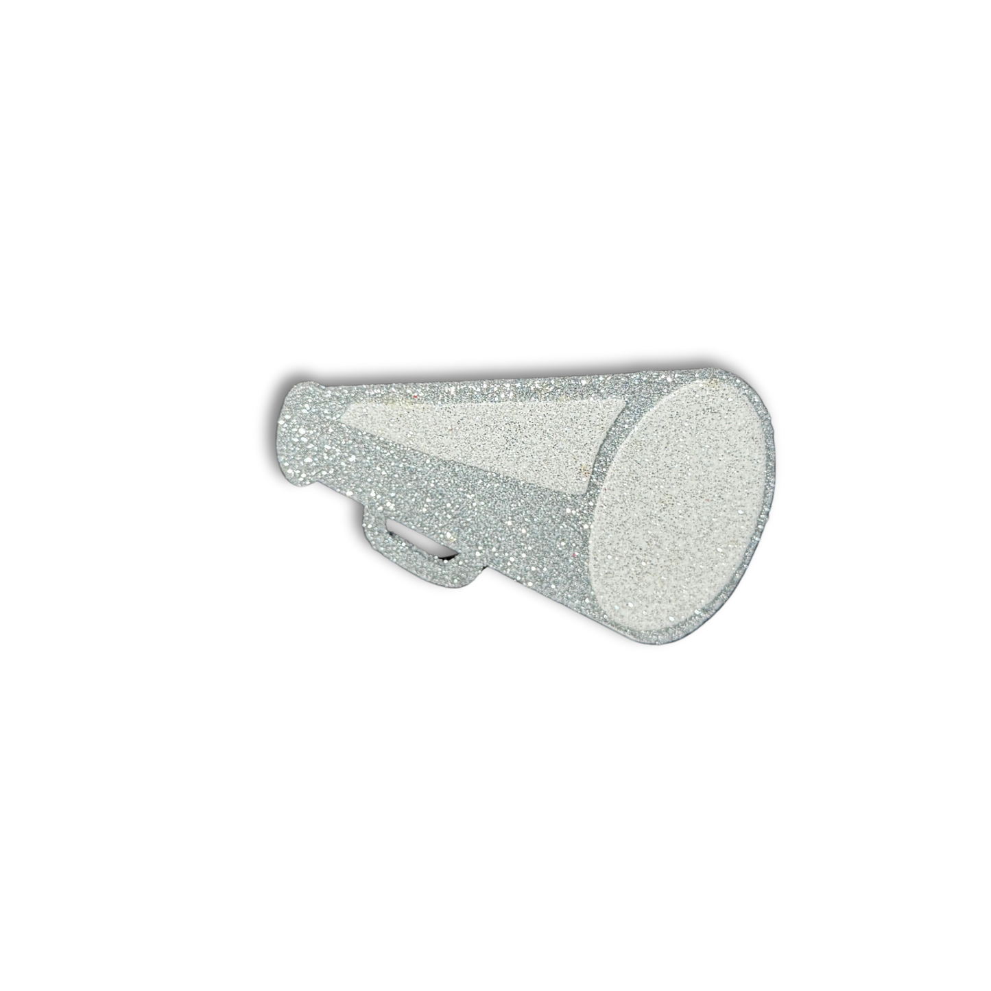 Glitter Foam Megaphone - Silver - 5 pc. pkg.