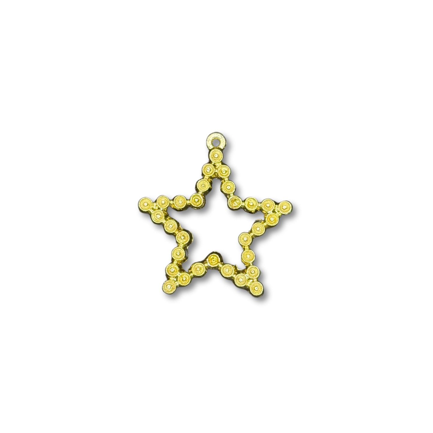 Rhinestone Look Star - 1.5" - Gold - 13 pc. pkg.