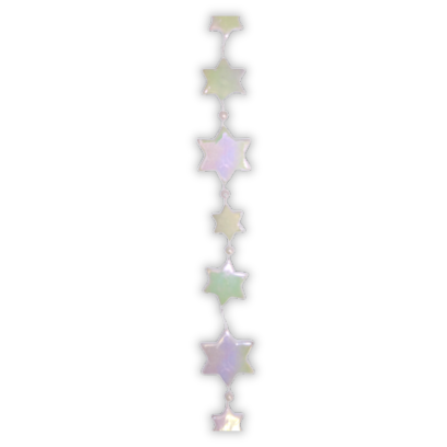 Star Garland - 9' - AB White