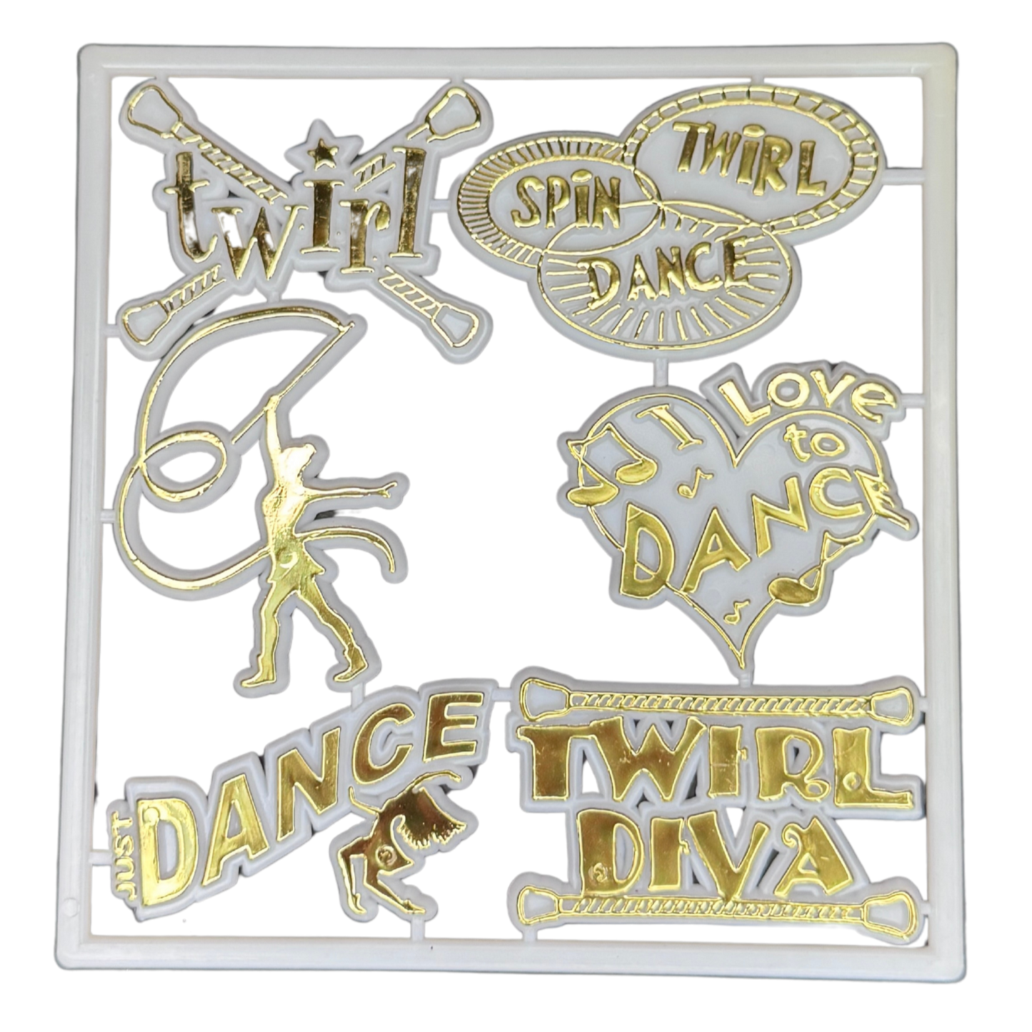 Twirler Pack - Gold - 10 pc. pkg.