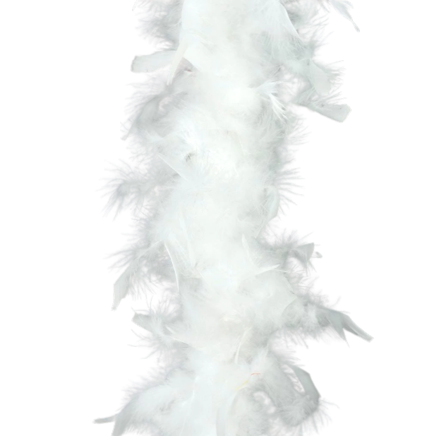 White - Light Weight Feather Boa - 3 pc. pkg.