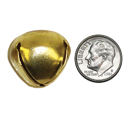 1" Jingle Bells - Gold - 7 pc. pkg.
