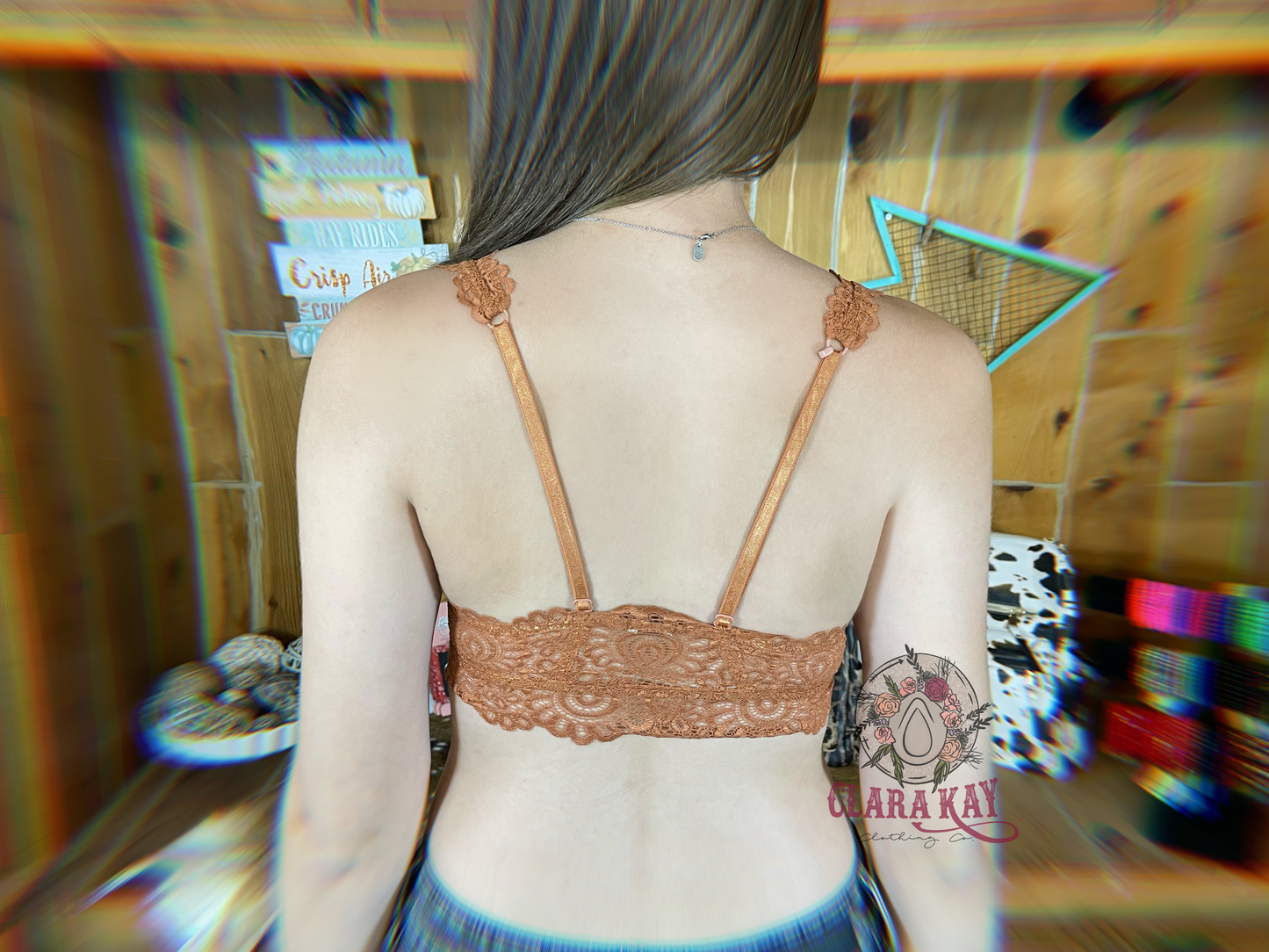 Butter Scotch Floral Bralette