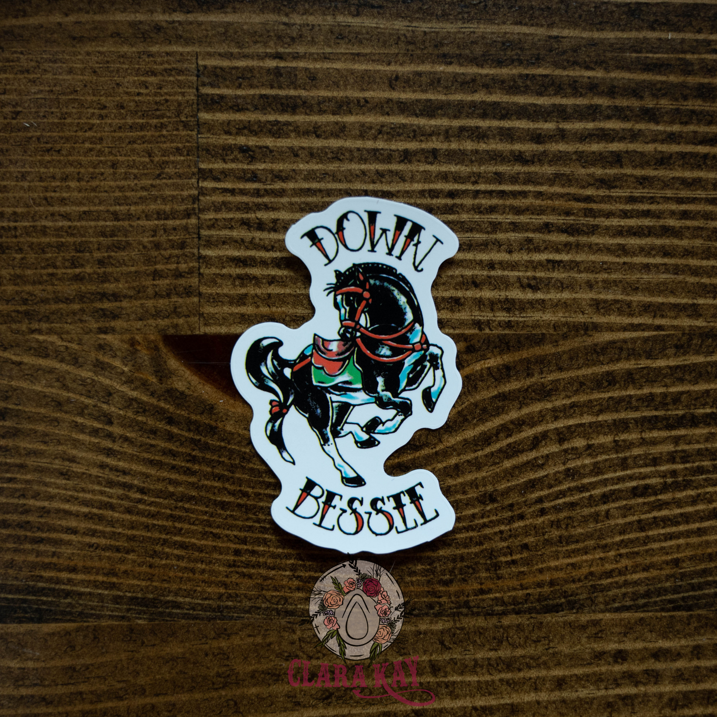 Down Bessie-Sticker