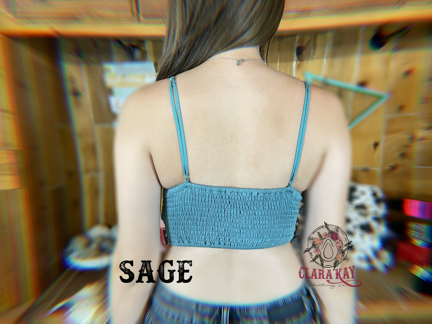 Embroidery Cotton Bralette