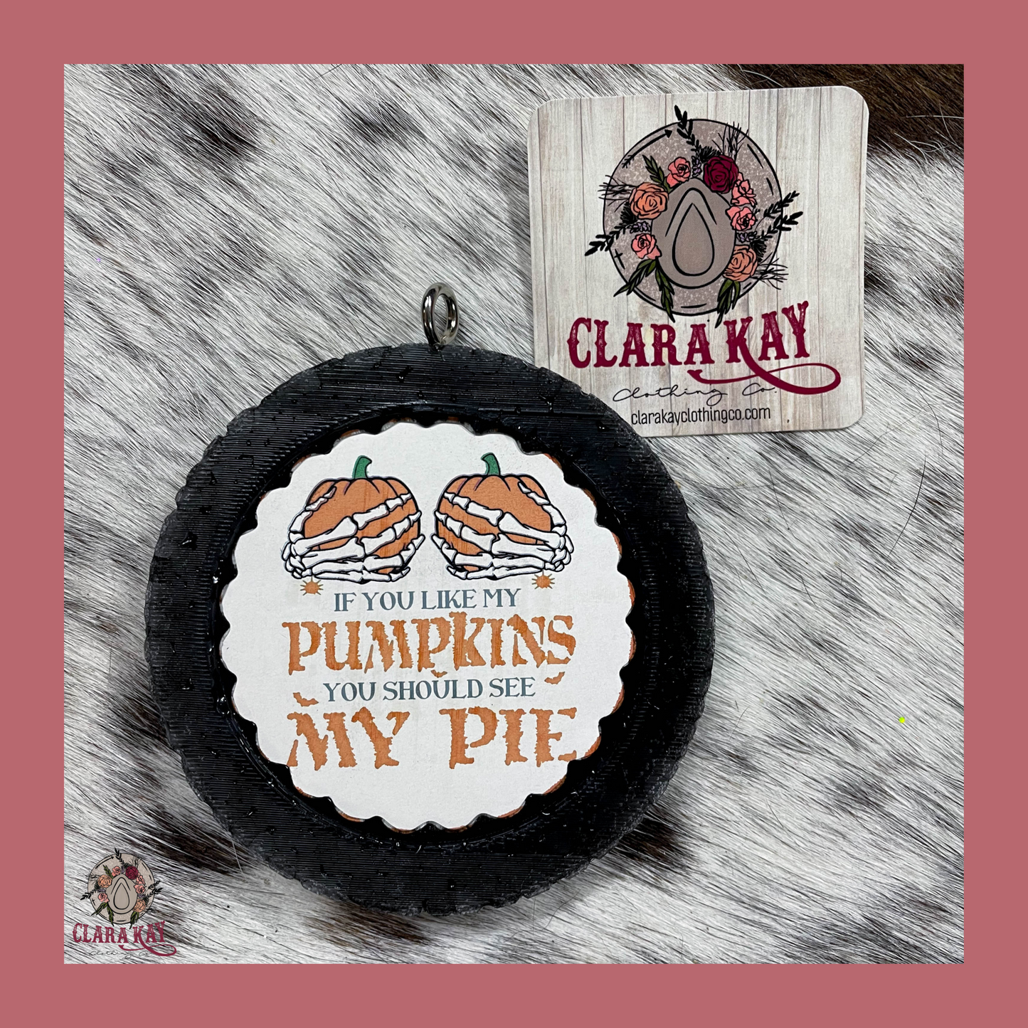 Halloween Circle Car Air Freshener