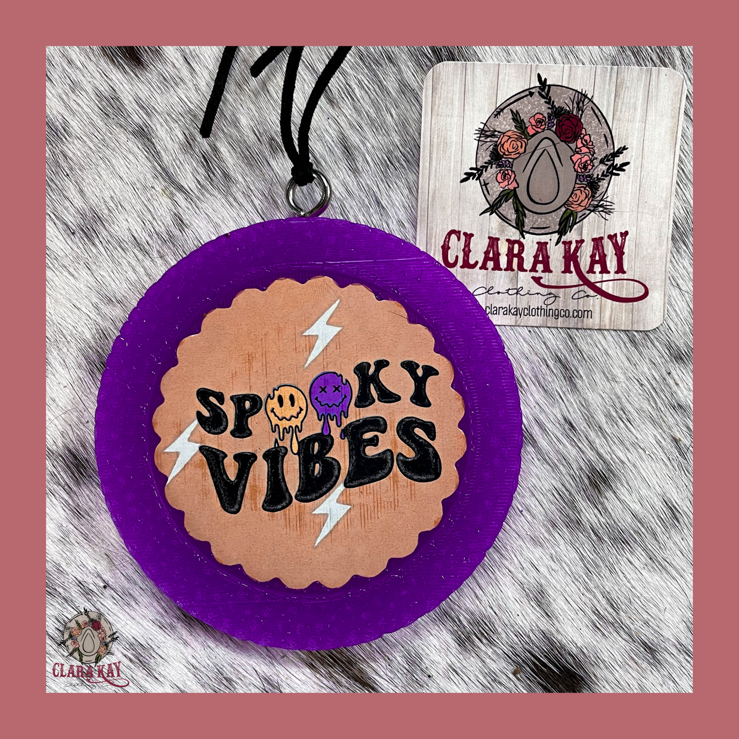 Halloween Circle Car Air Freshener