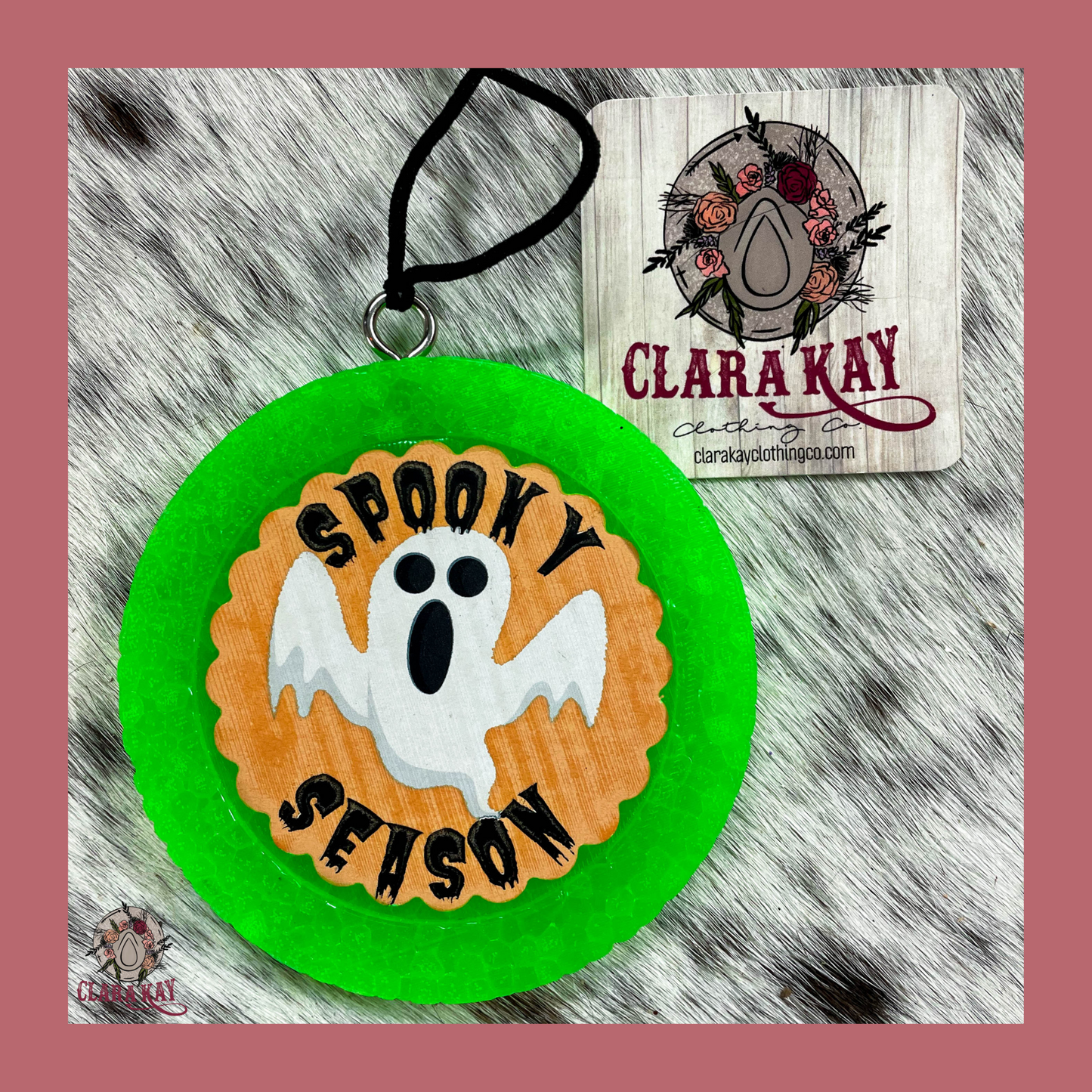 Halloween Circle Car Air Freshener