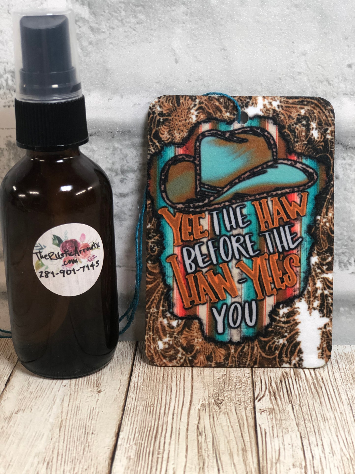 Felt Freshie + Scent Spray - Yee The Haw