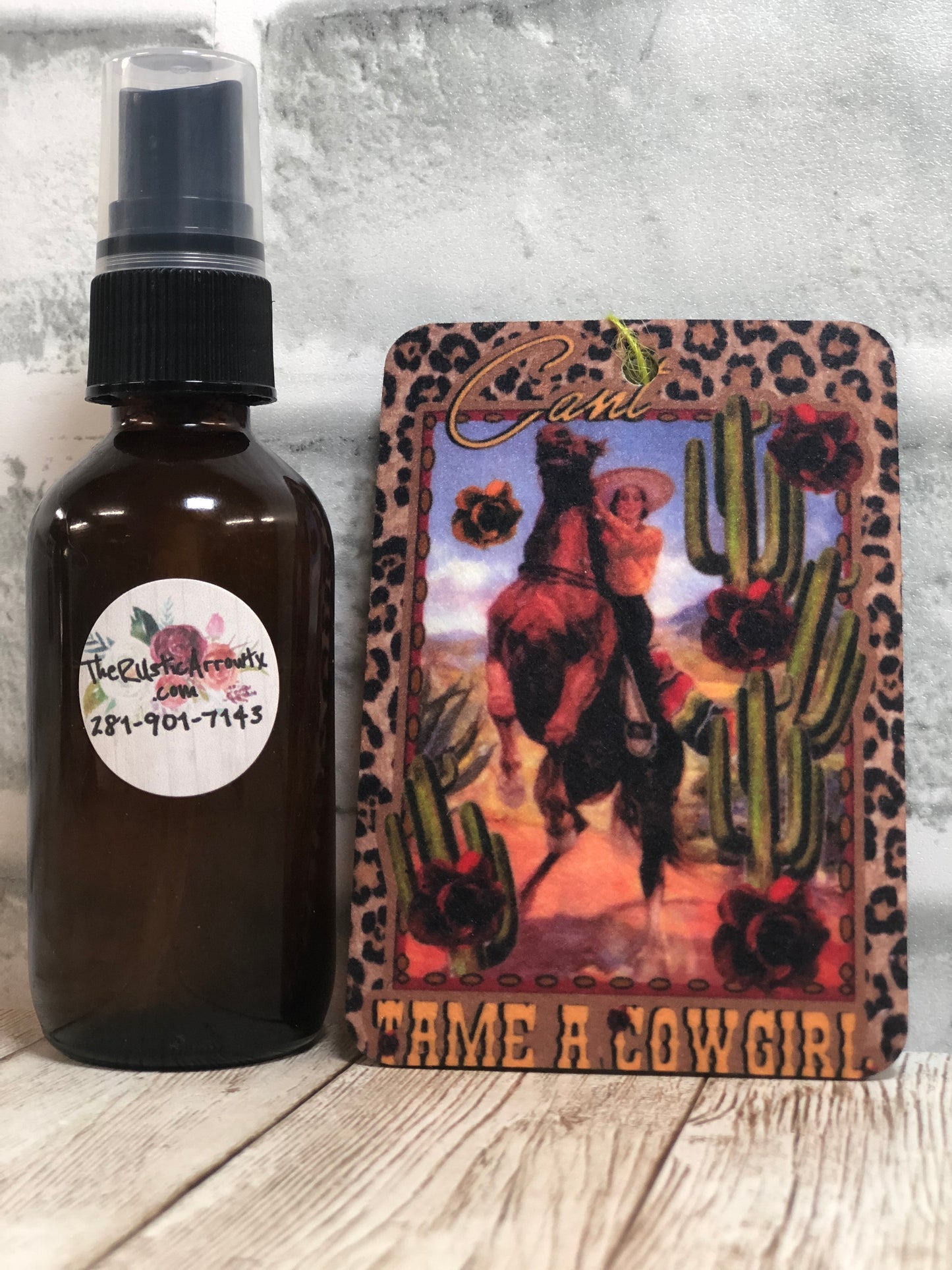 Felt Freshie + Scent Spray - Can't Tame a Cowgirl