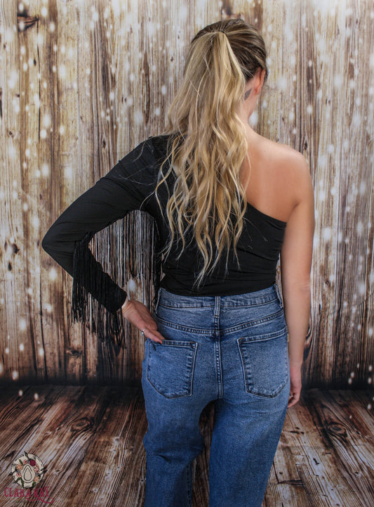 Feeling Fringy Bodysuit