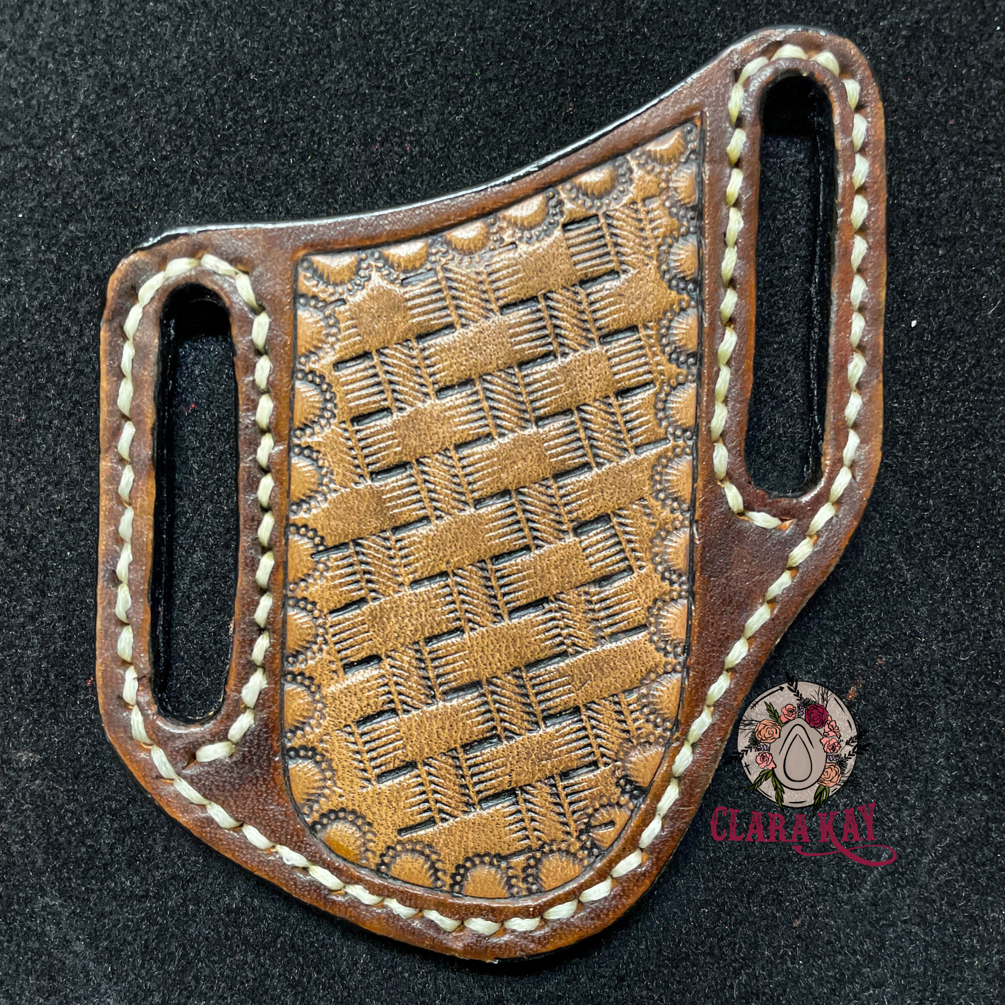 Tooled Leather Sheath
