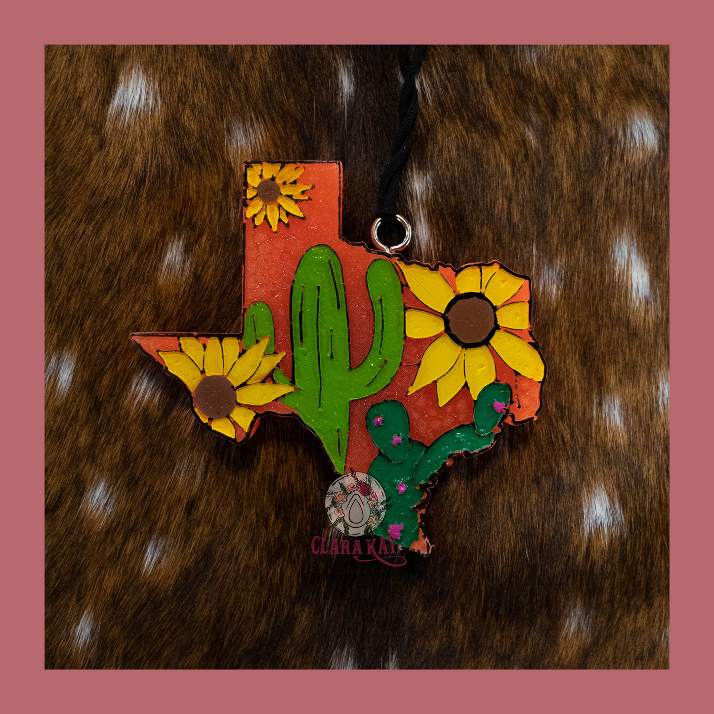 Texas Sunflower Car Air Freshener
