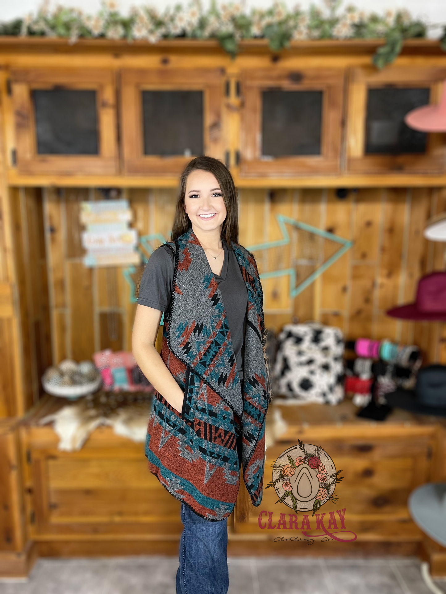 Aztec Vest W/ Pockets