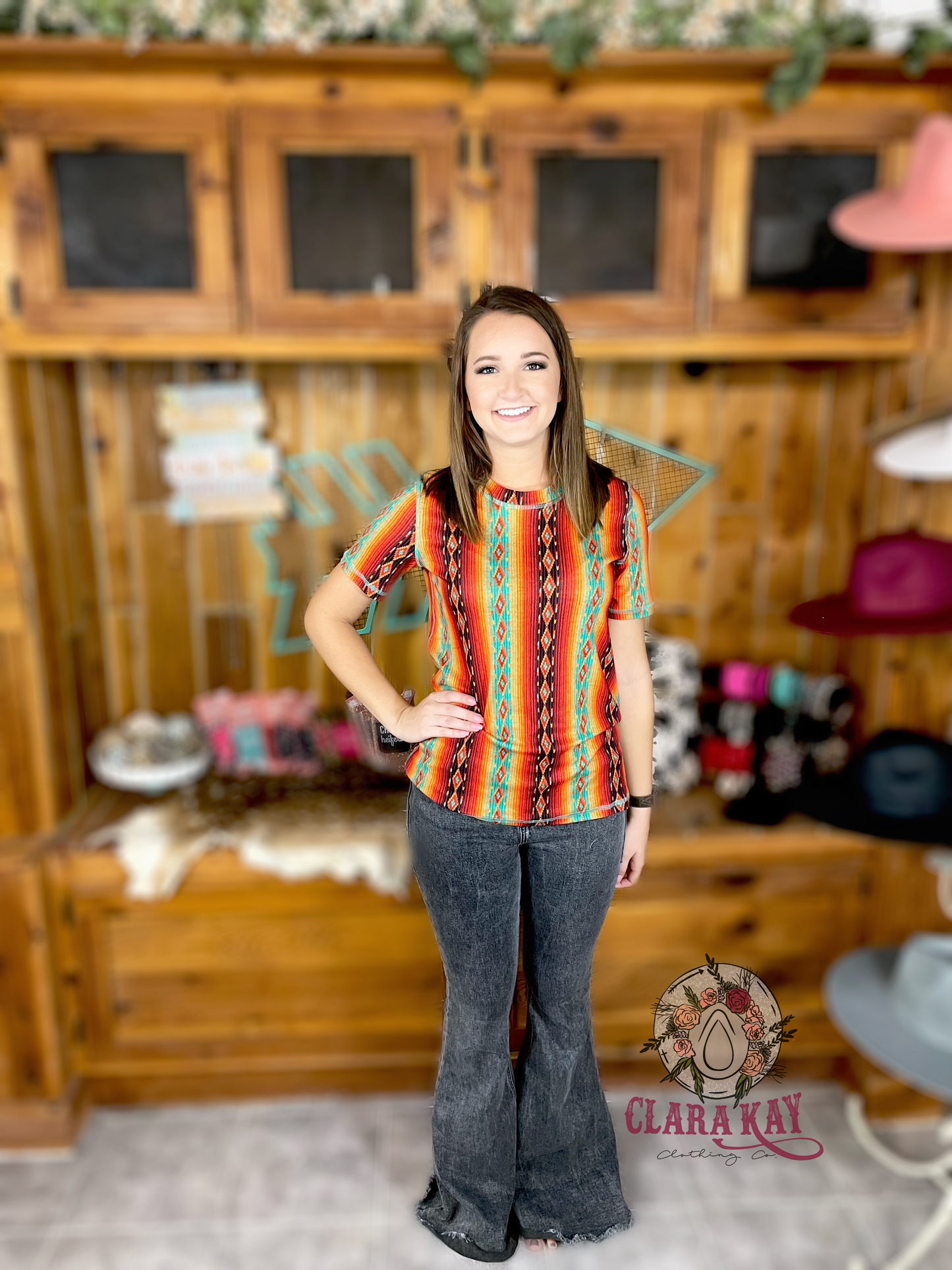 Reversible Western Wishes Top