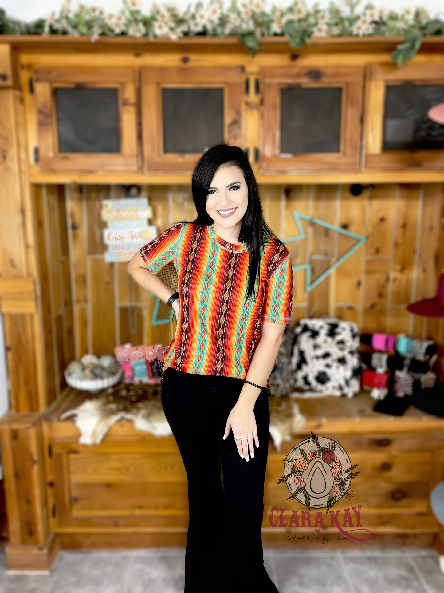 Reversible Western Wishes Top