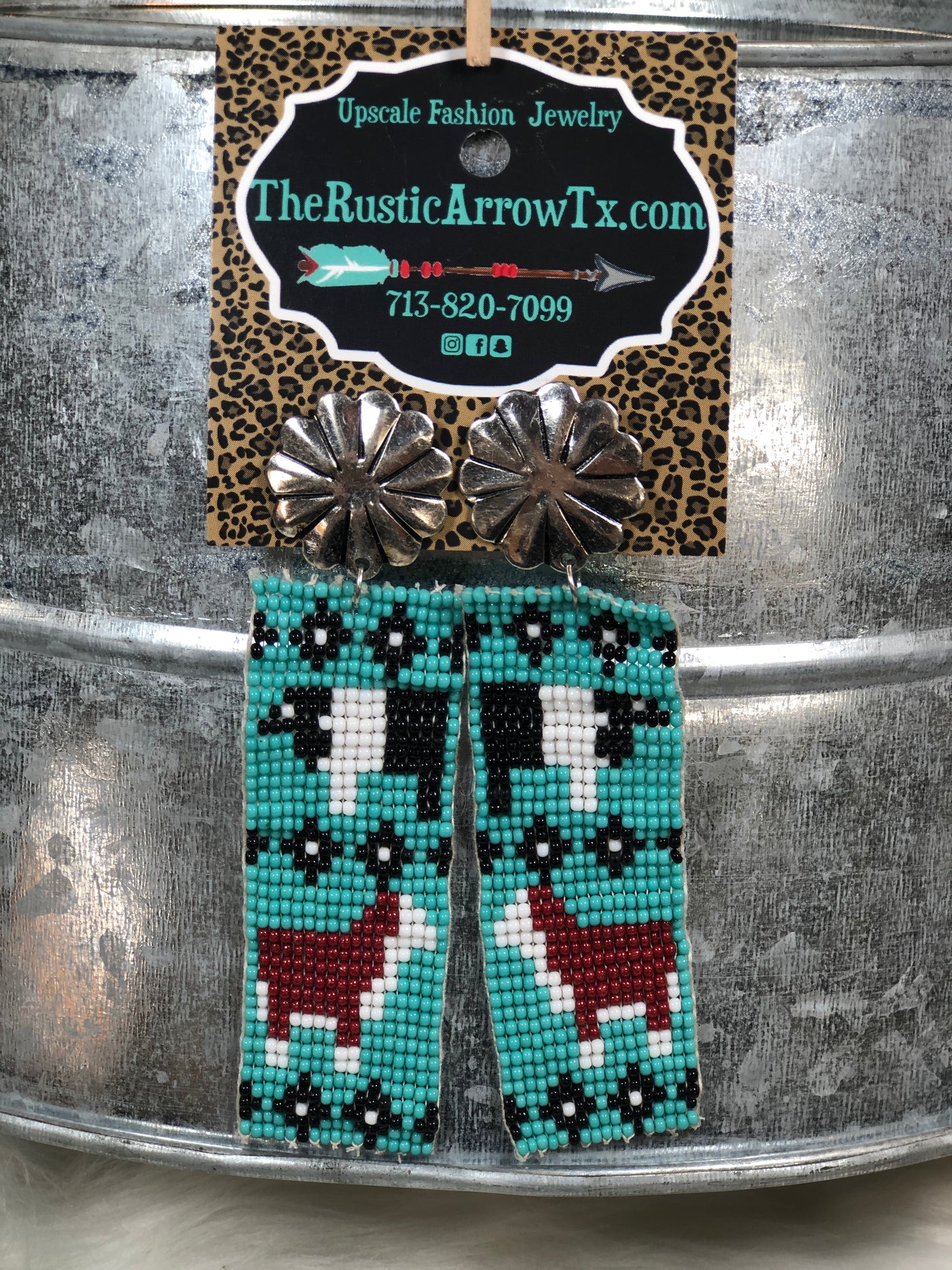 BEADED SHOW COW
