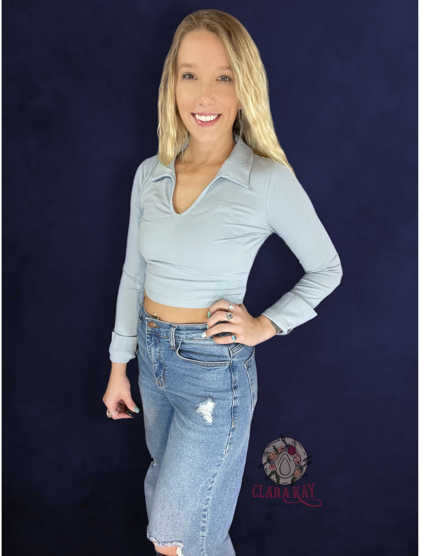 Lauren - Steele Blue